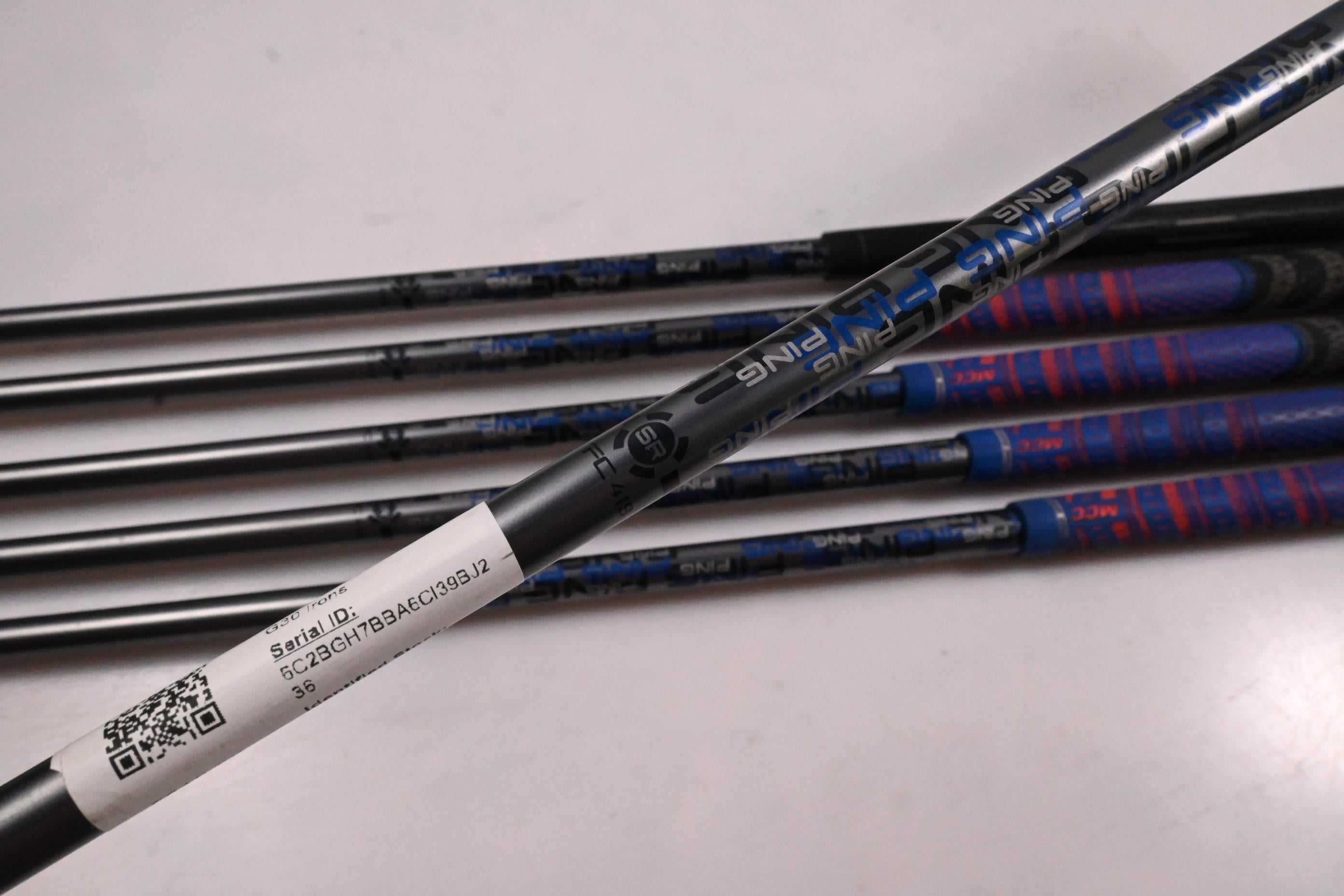 Ping G30 Irons / 6-PW+SW / Red Dot / Senior Flex Ping TFC 419 Shafts