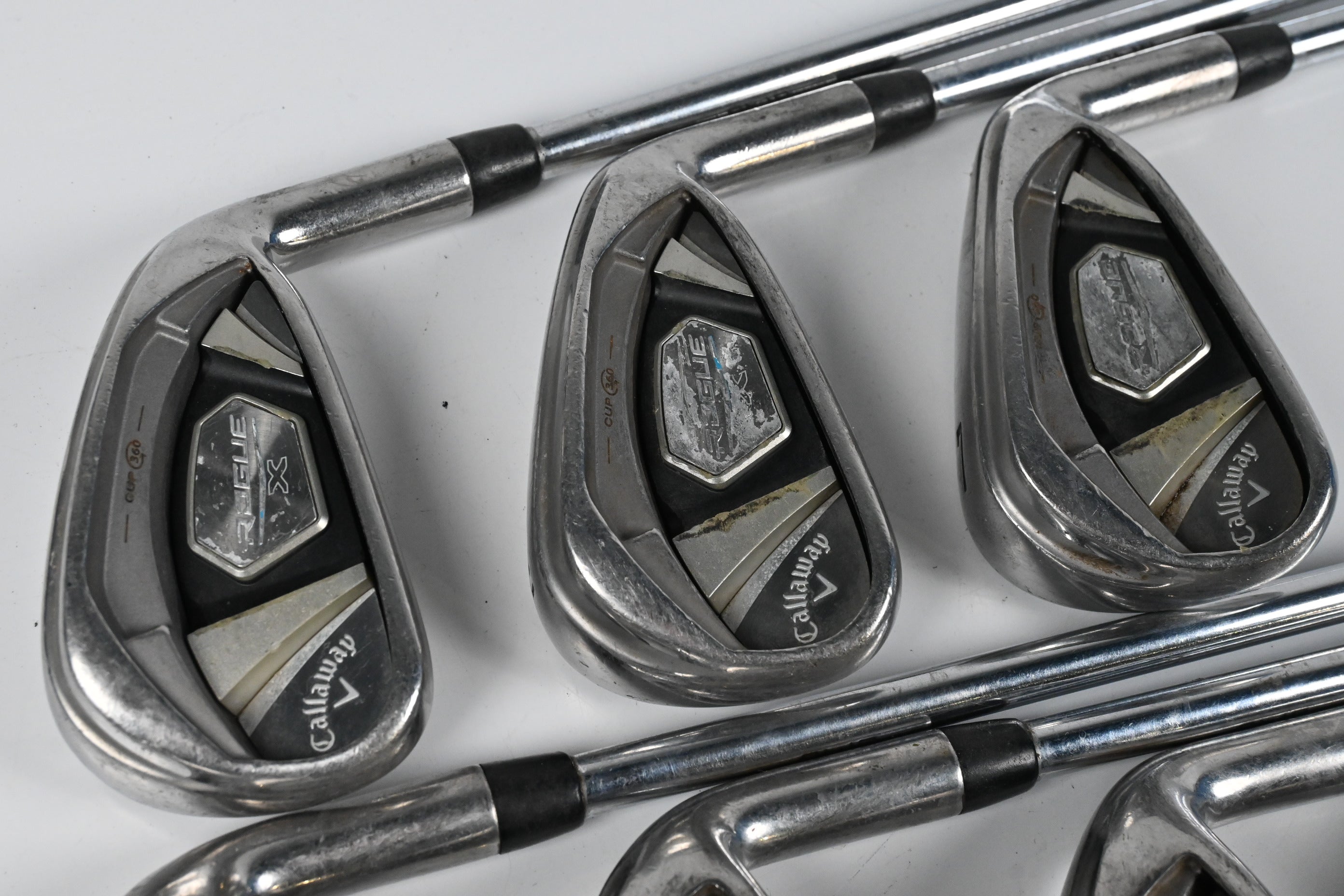 Callaway Rogue X Irons / 5-PW+SW / Regular Flex KBS MAX 90 Shafts