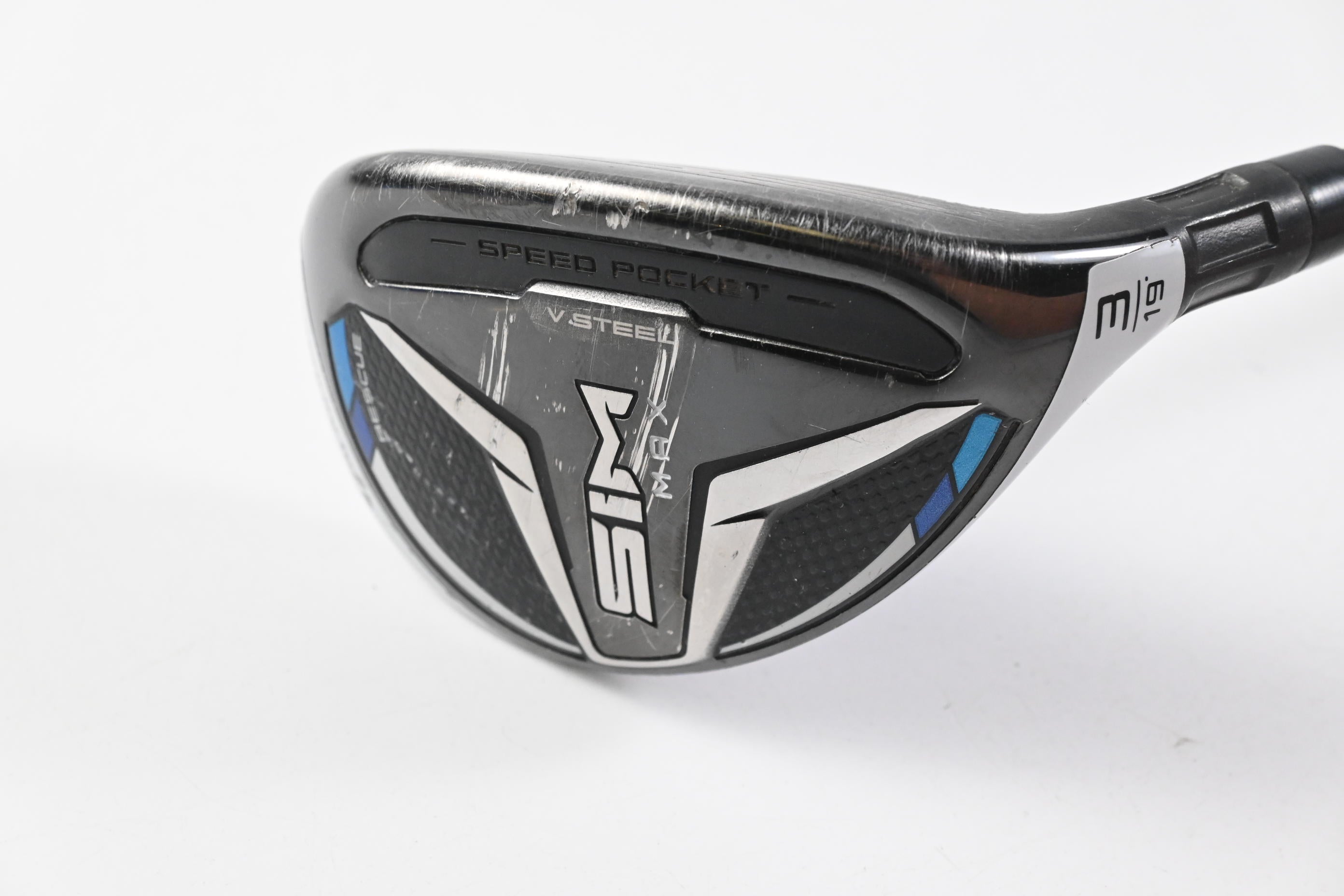 Taylormade SIM Max #3 Hybrid / 19 Degree / Stiff Flex Hzrdus Smoke Black 90