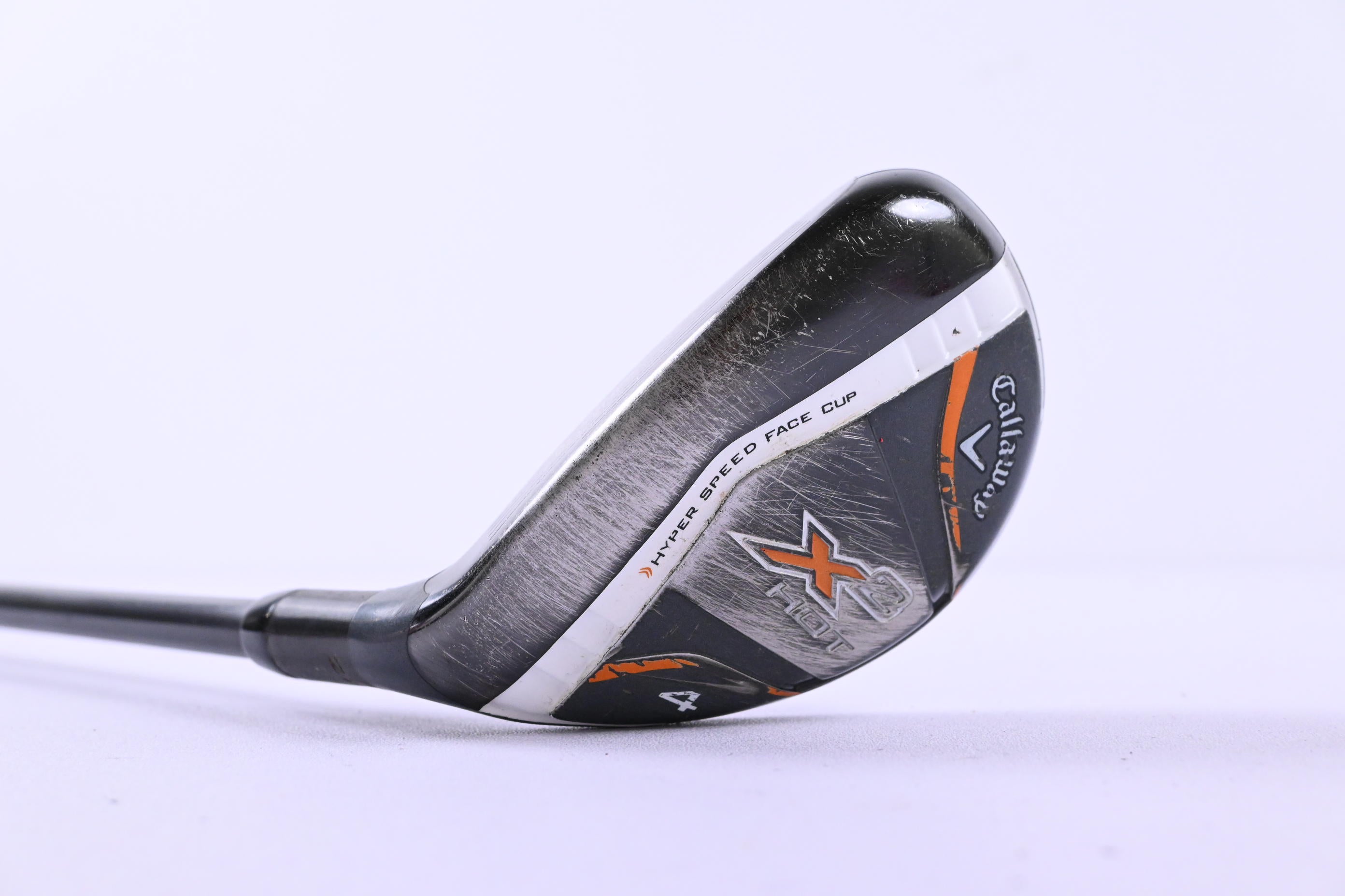 Left Hand Callaway X2 Hot #4 Hybrid / 22 Degree / Stiff Flex Callaway X2 65