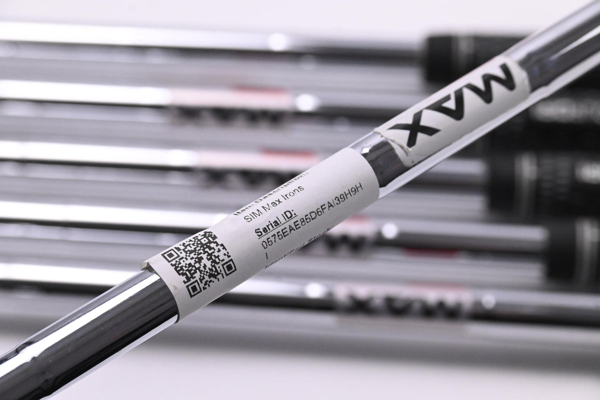 Taylormade SIM Max Irons / 5-PW / Stiff Flex KBS MAX 85 Shafts