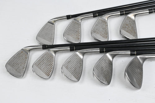 Left Hand Taylormade 360 Series Irons / 3-PW+SW / Stiff Flex Taylormade Lite 90