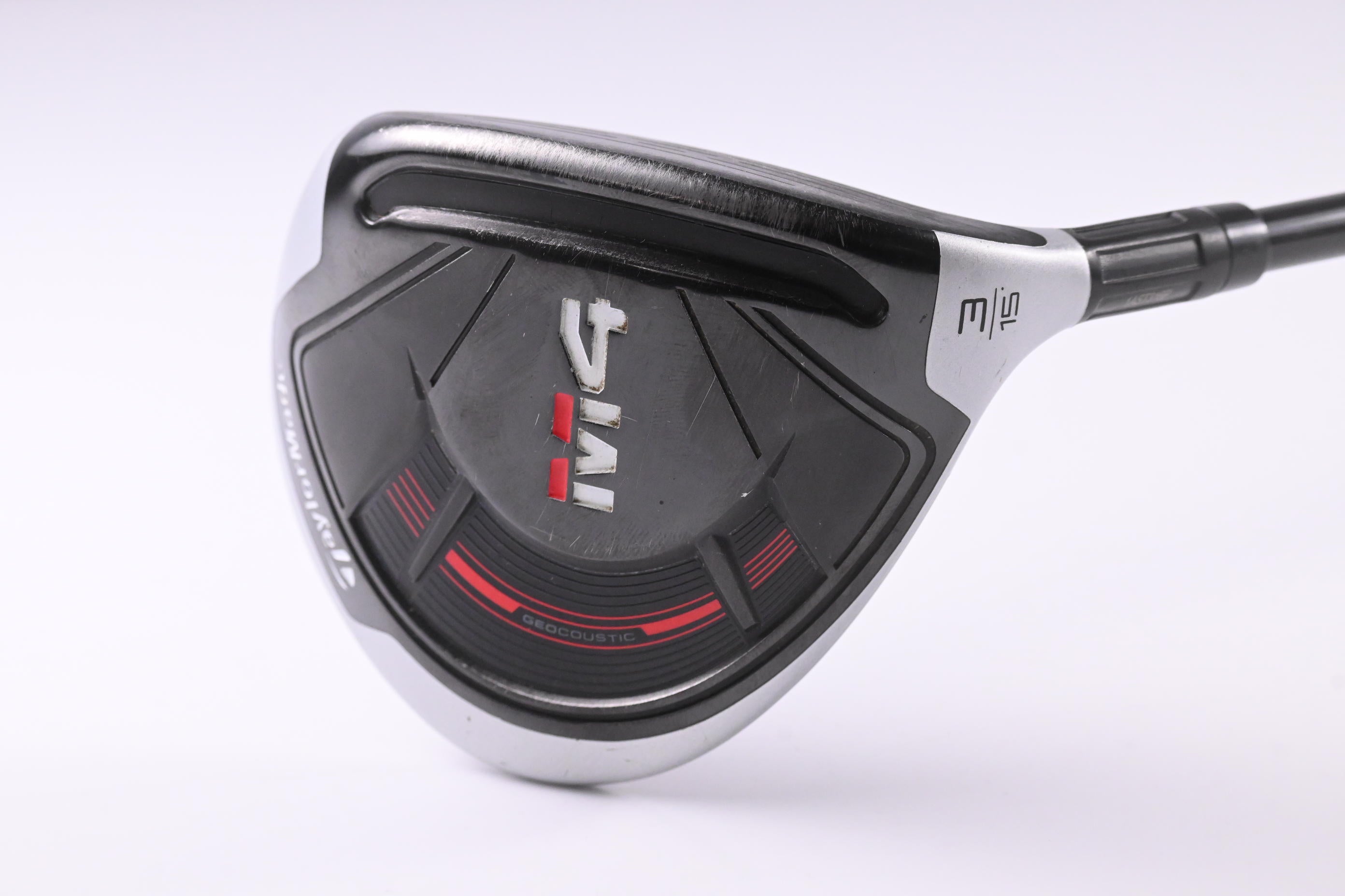 Taylormade M4 #3 Wood / 15 Degree / Stiff Flex Fujikura Atmos Red 6 Shaft