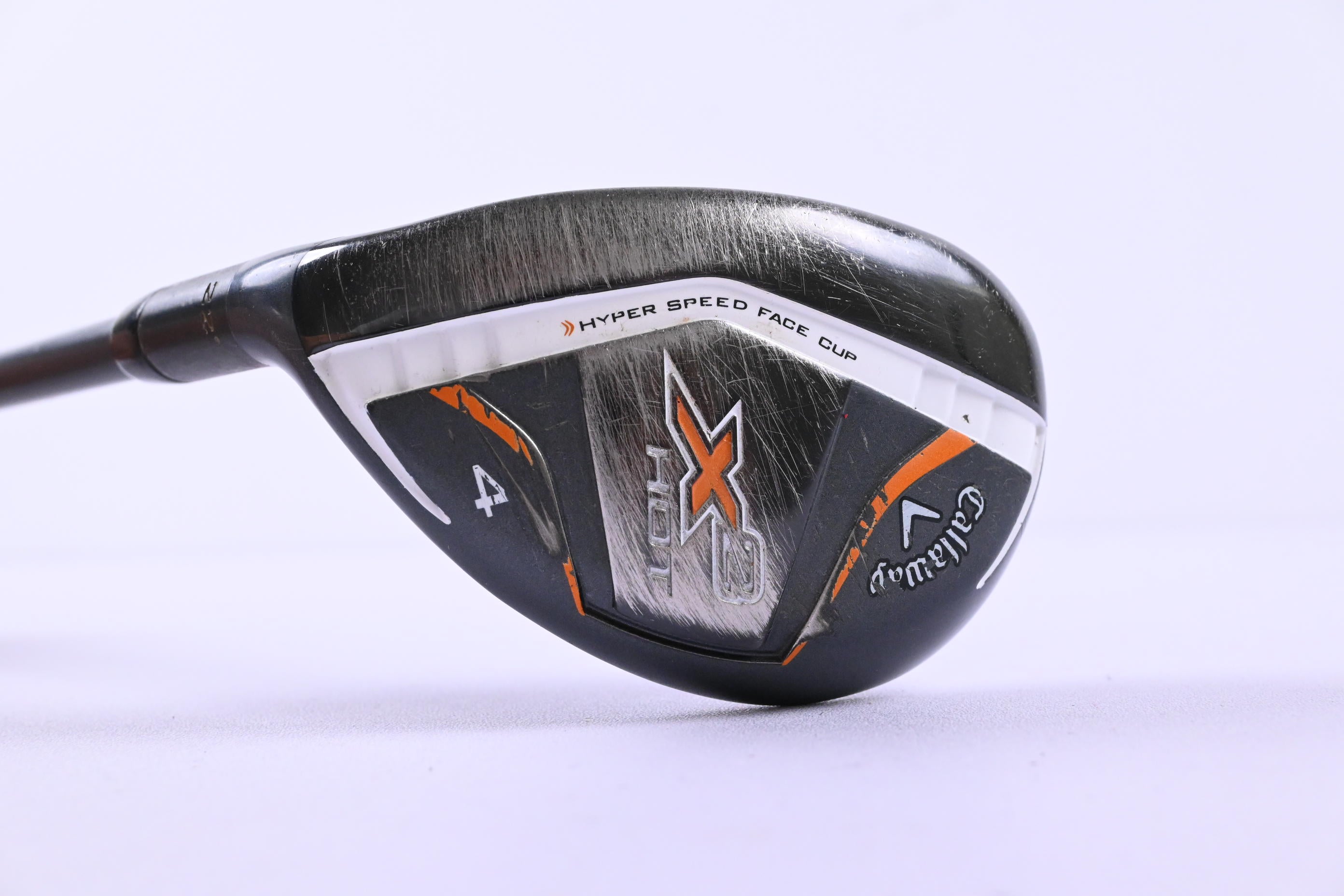 Left Hand Callaway X2 Hot #4 Hybrid / 22 Degree / Stiff Flex Callaway X2 65