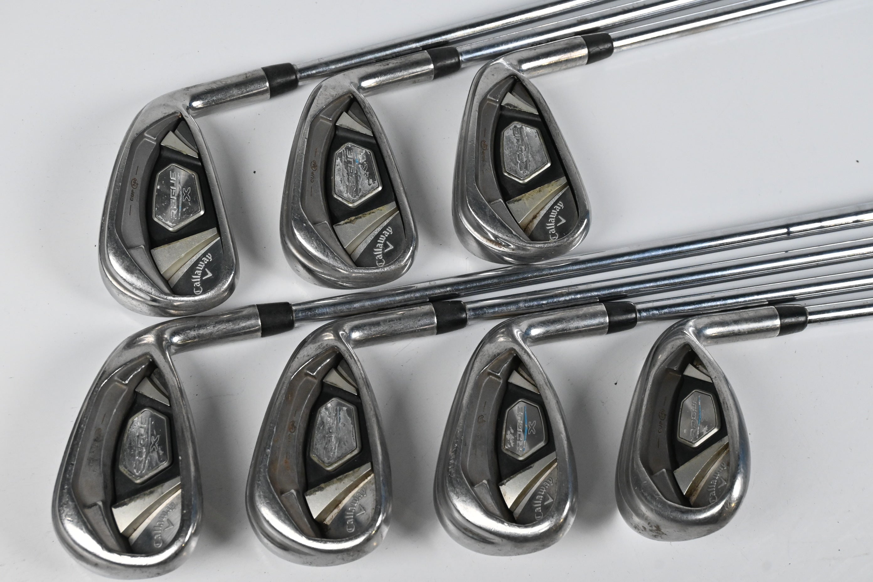 Callaway Rogue X Irons / 5-PW+SW / Regular Flex KBS MAX 90 Shafts