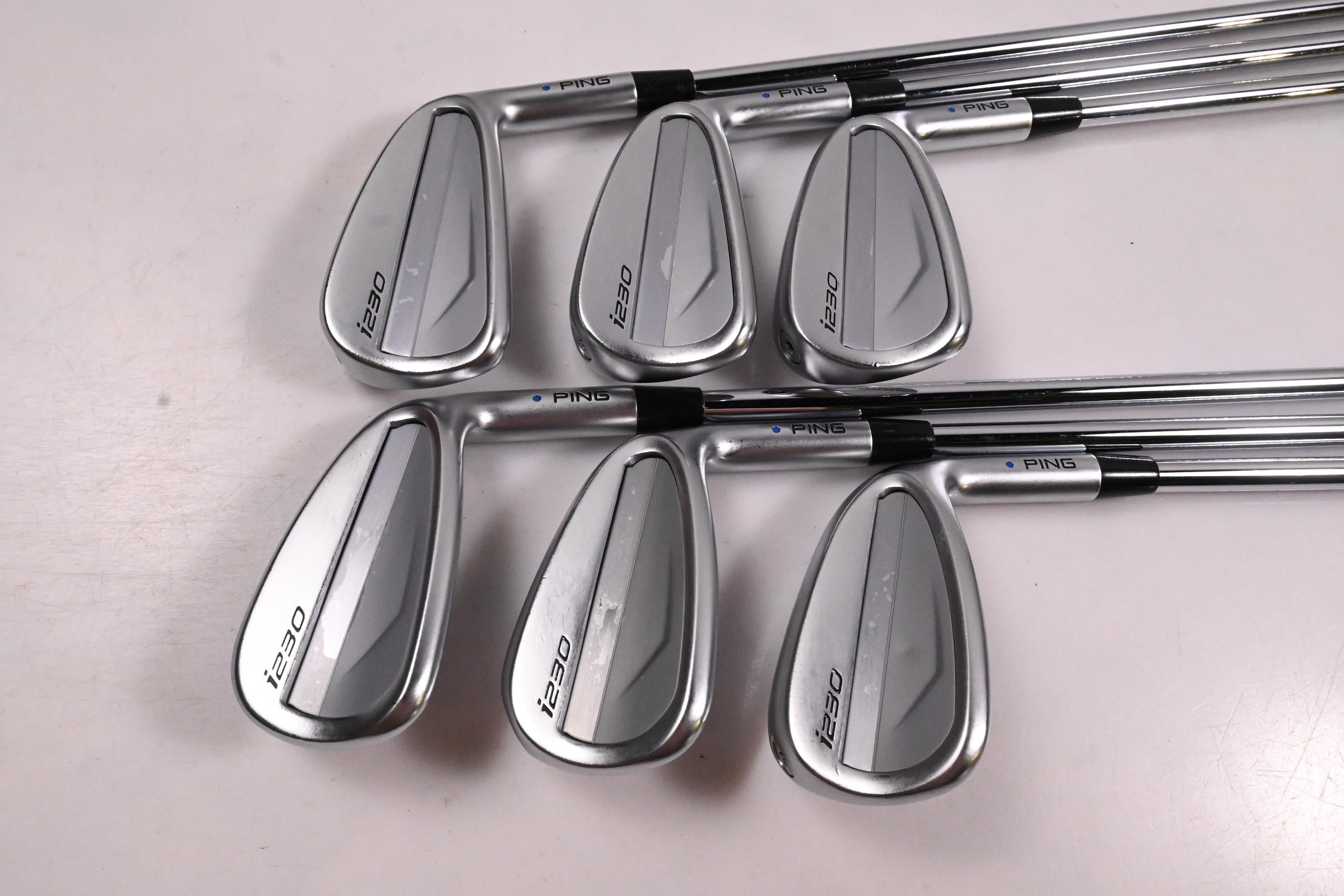 Ping i230 Irons / 6-PW+GW / Blue Dot / Regular Flex Ping AWT 2.0 Shafts