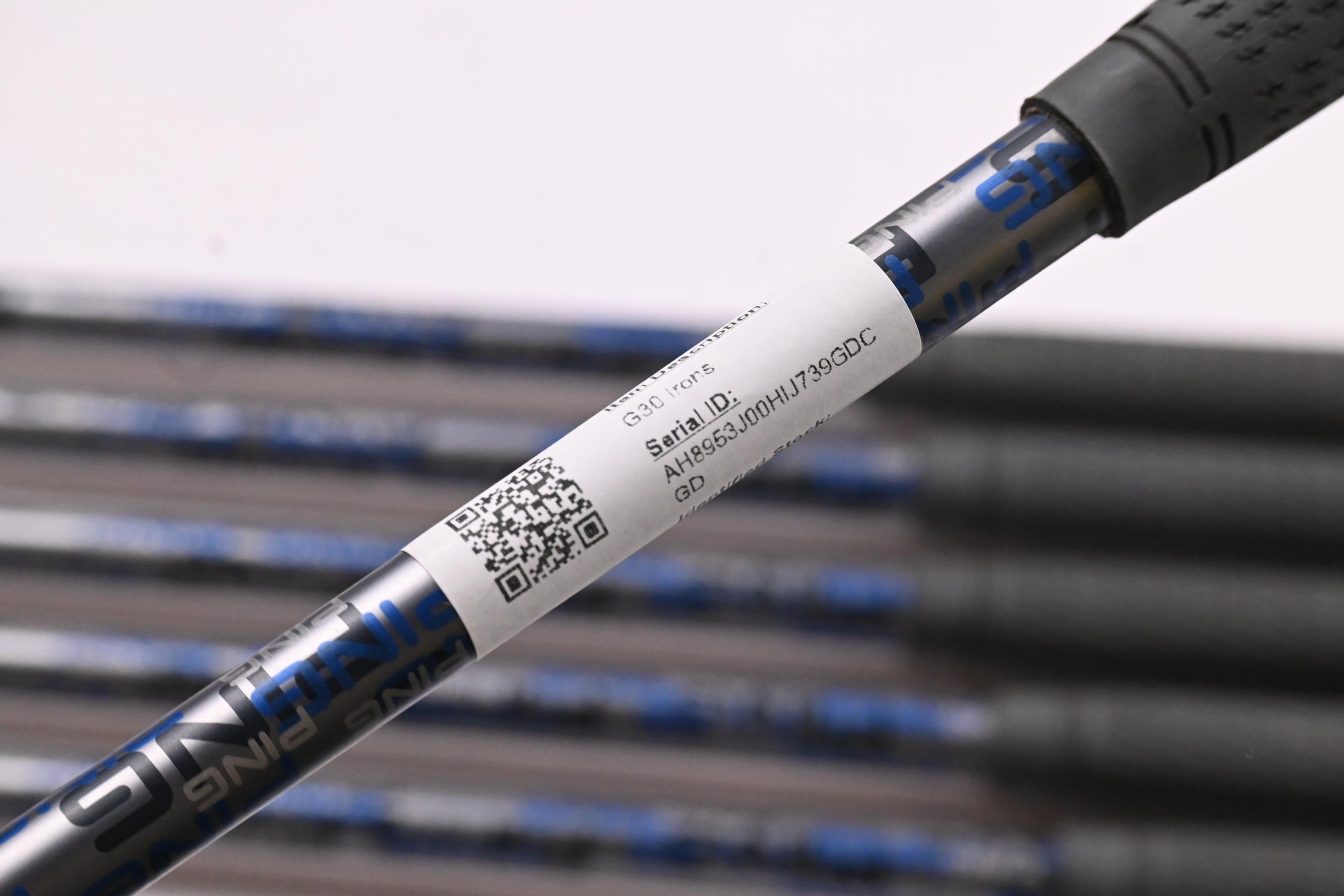 Ping G30 Irons / 7-PW+UW+SW / Blue Dot / Senior Flex Ping TFC 419 Shafts