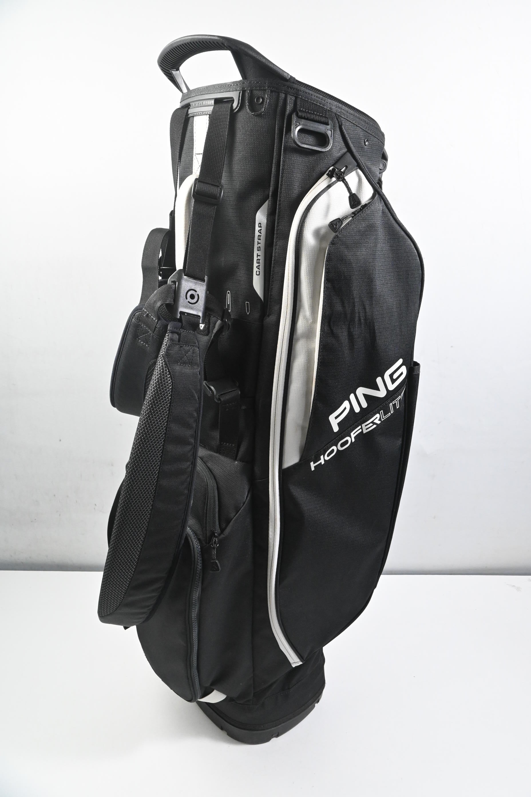 Ping Hoofer Lite Stand Bag / 4-Way Divider / Black, White