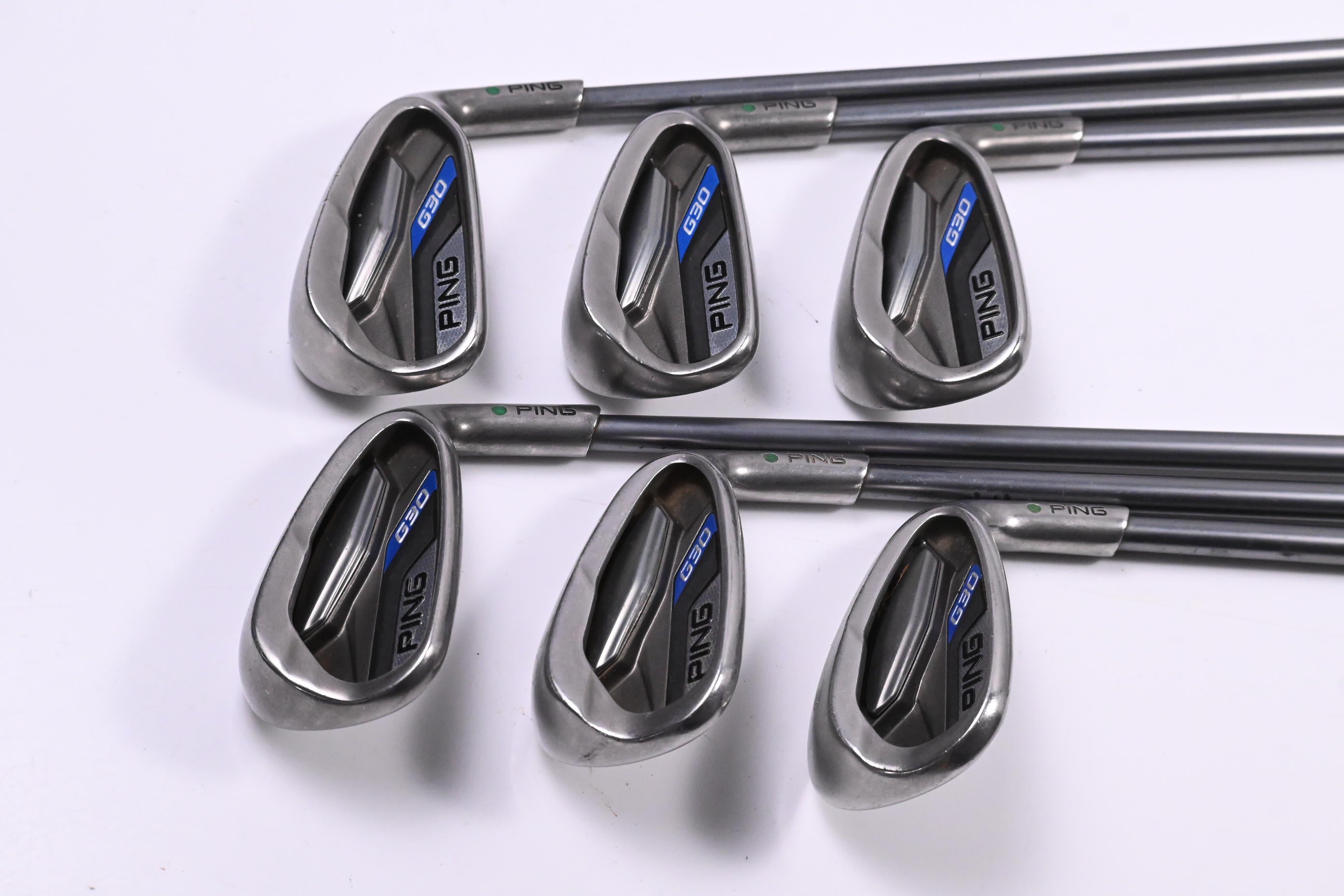 Ping G30 Irons / 6-PW+SW / Regular Flex Ping TFC 419 Shafts
