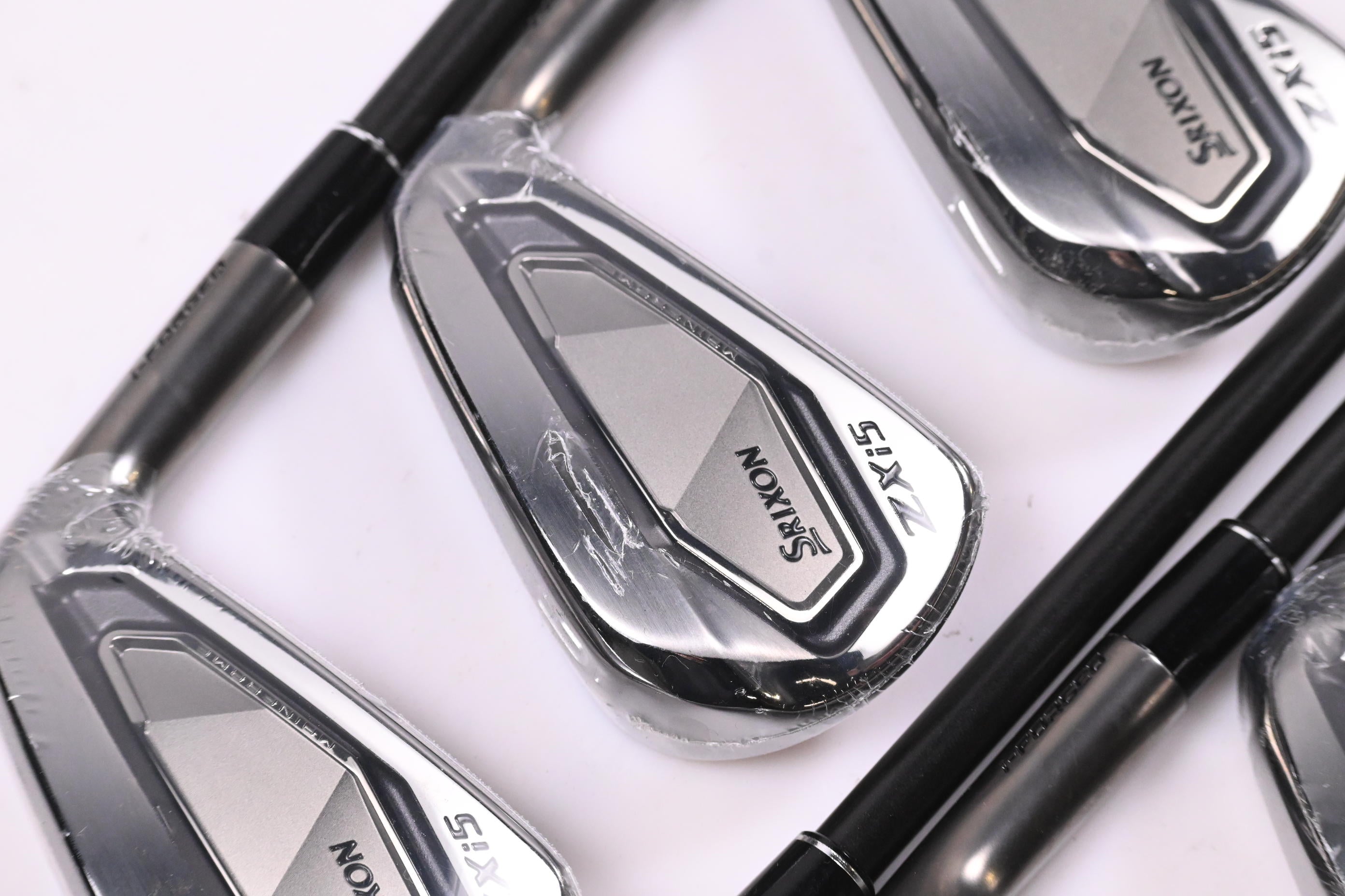Srixon ZXI5 Chrome Black Irons / 5-PW+GW / Stiff Flex Dynamic Gold Mid 115 S400