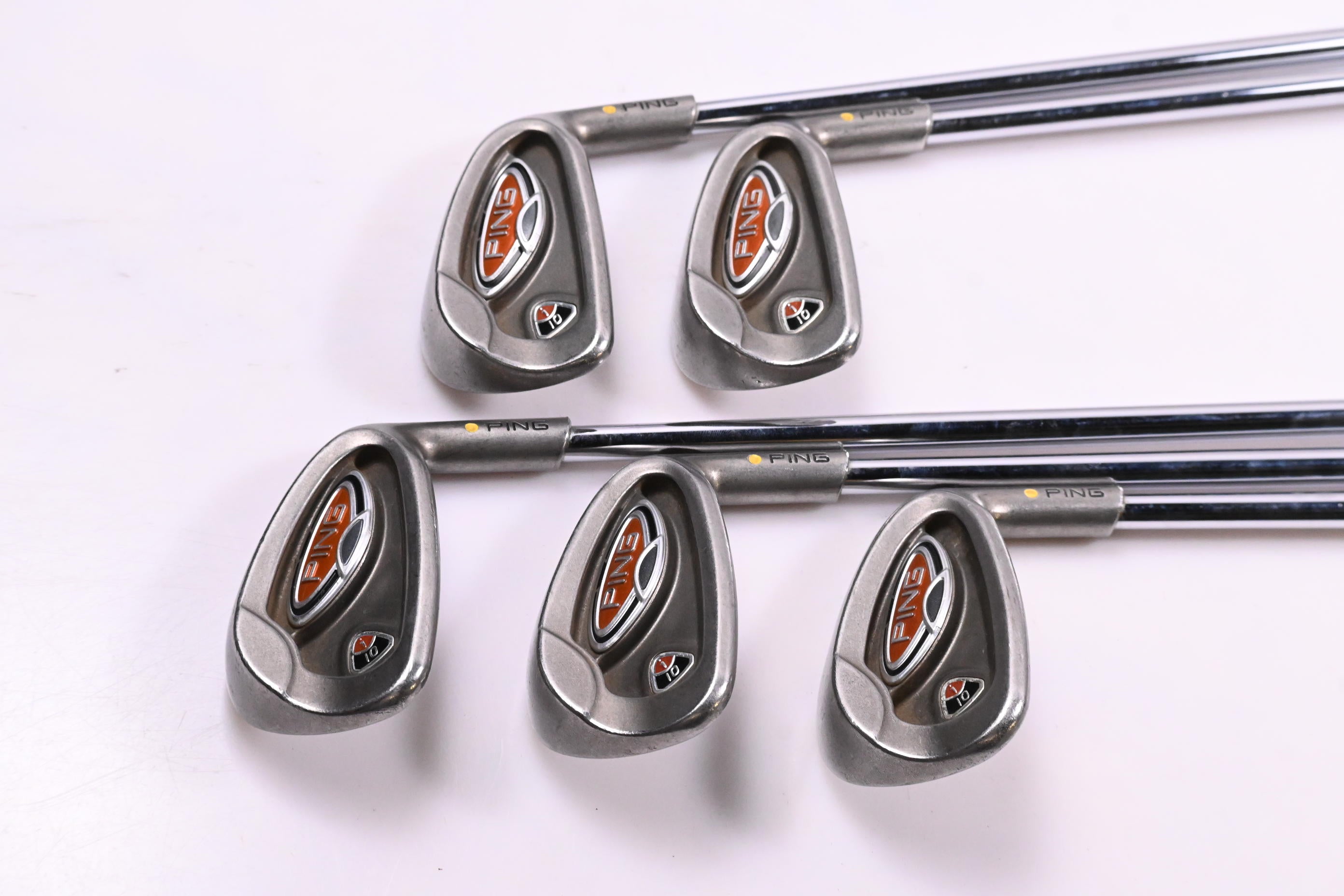 Ping i10 Irons / 6-PW / Yellow Dot / Regular Flex Ping AWT Shafts