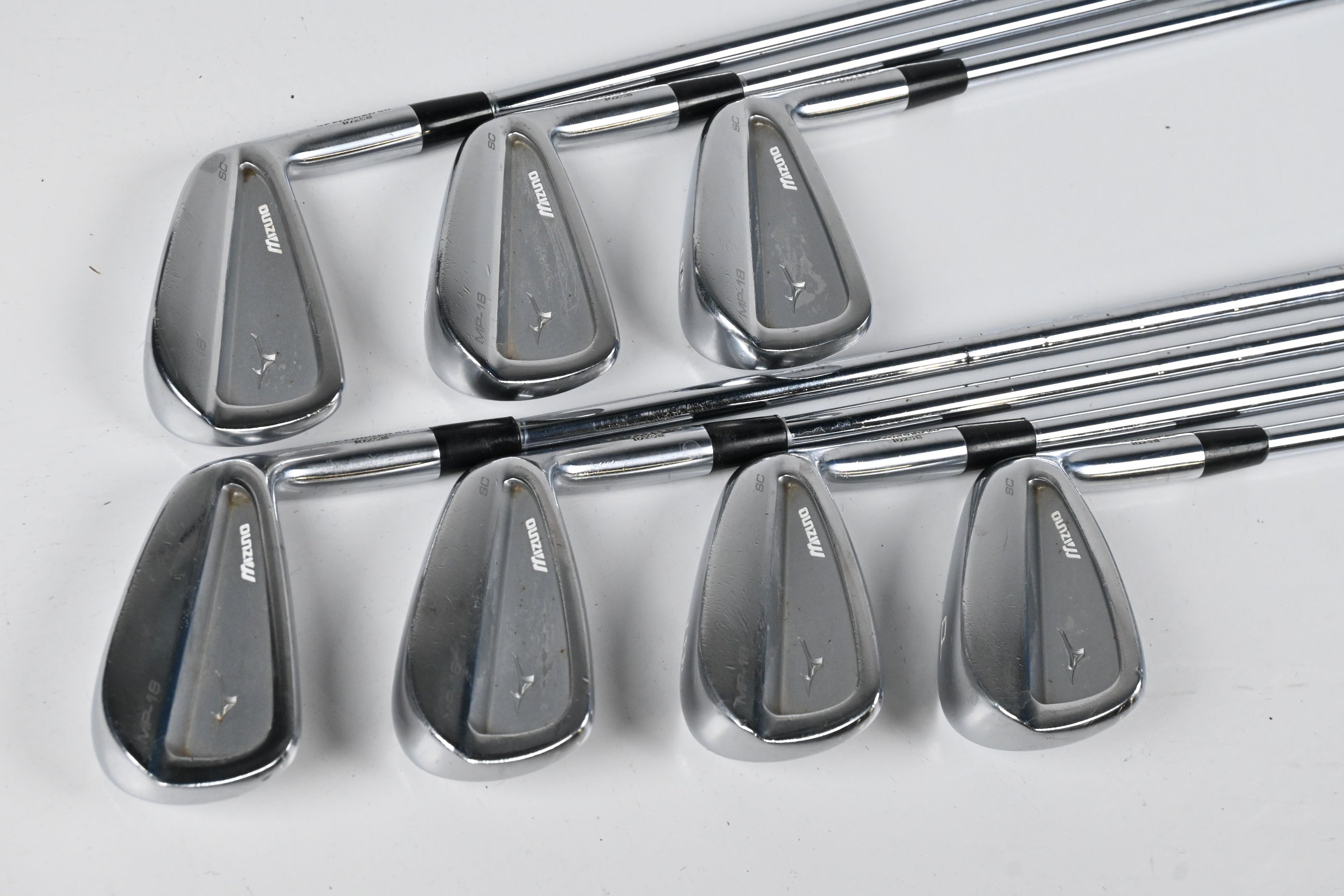 Mizuno MP-18 SC Irons / 4-PW / Stiff Flex KBS Tour Shaft