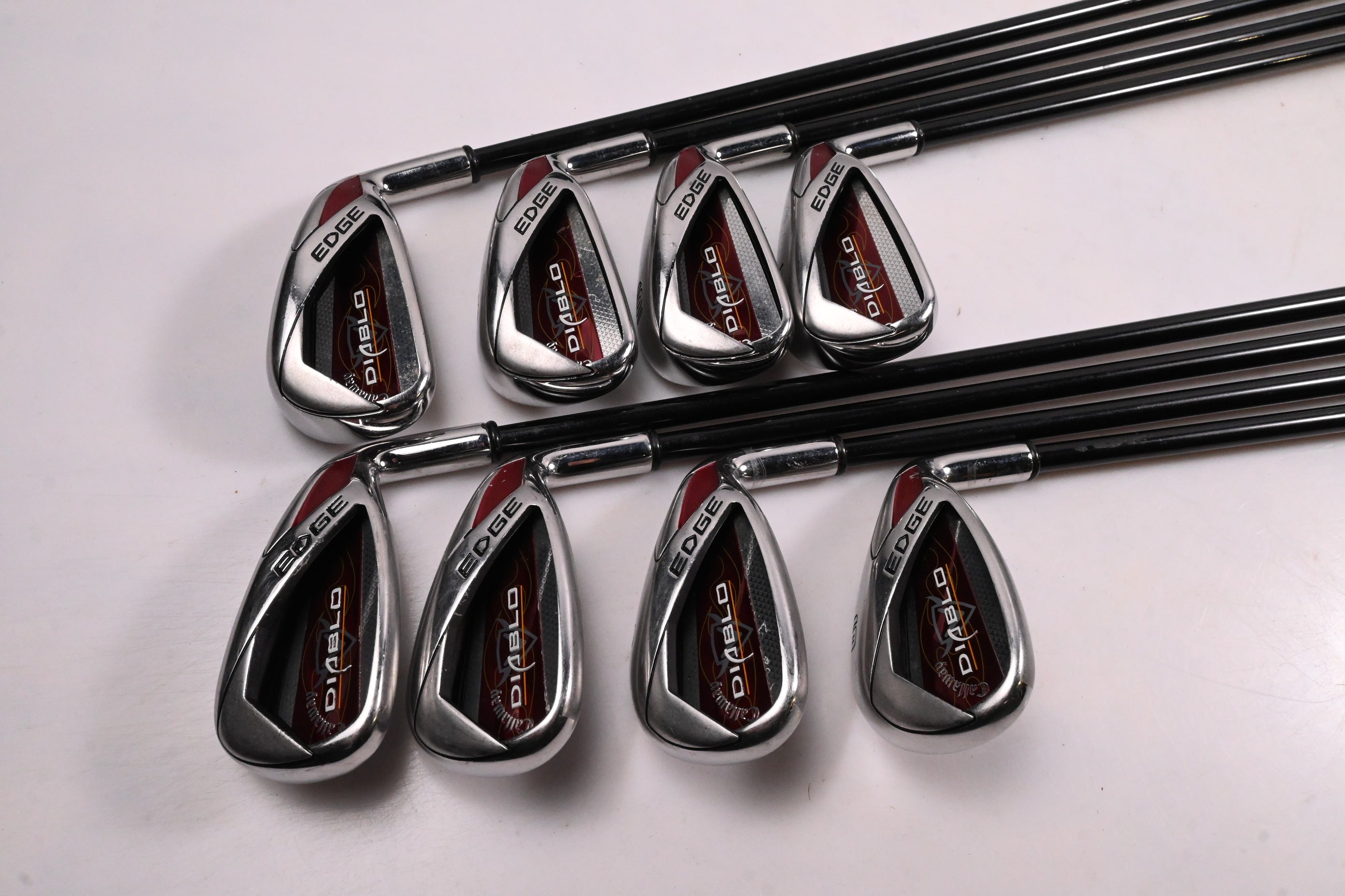 Callaway Diablo Edge Irons / 4-PW+SW / Regular Flex Callaway Diablo 75 Shafts