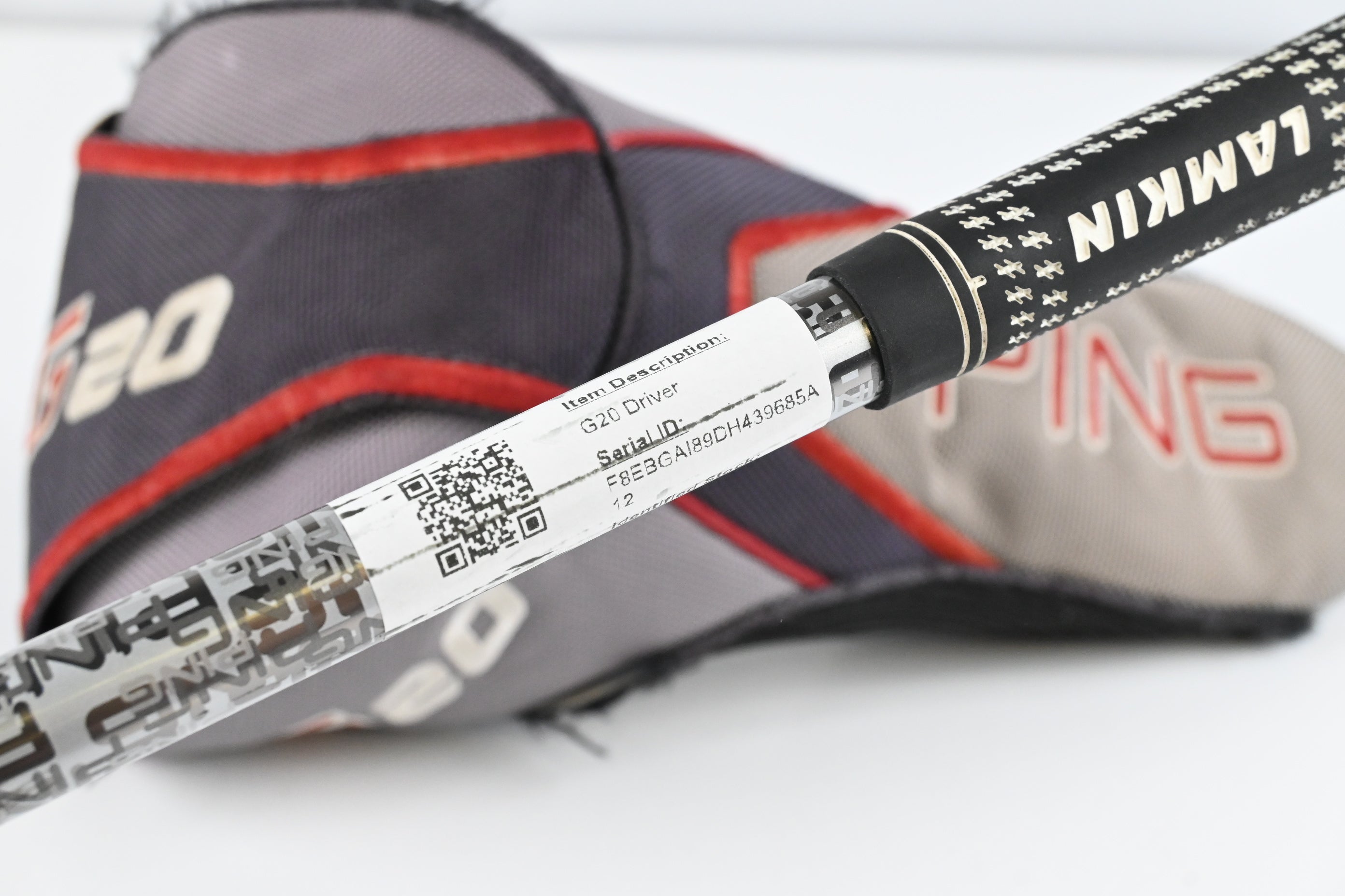 Ping G20 Driver / 12 Degree / Stiff Flex Ping TFC 169 Shaft