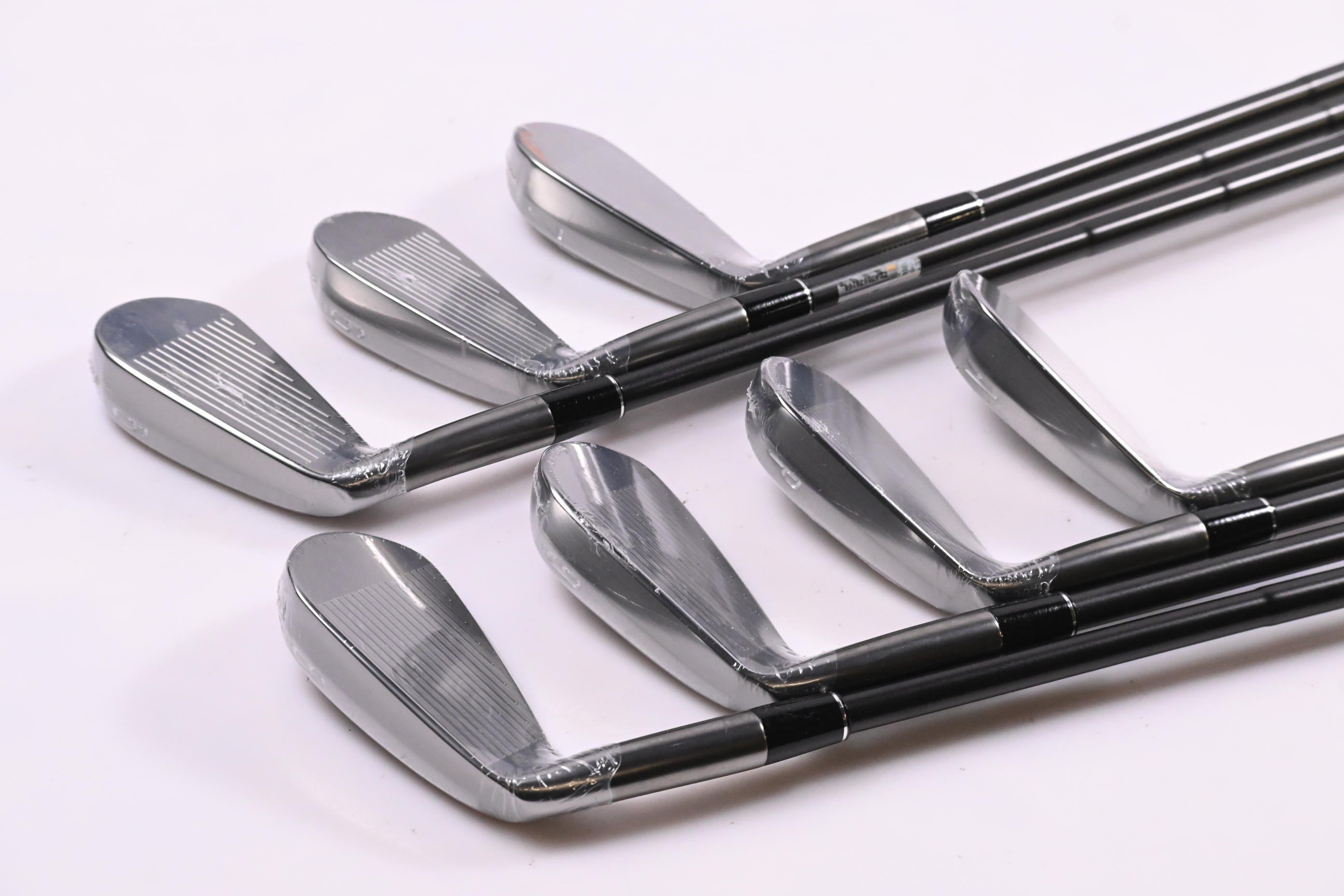Srixon ZXI5 Chrome Black Irons / 5-PW+GW / Stiff Flex Dynamic Gold Mid 115 S400
