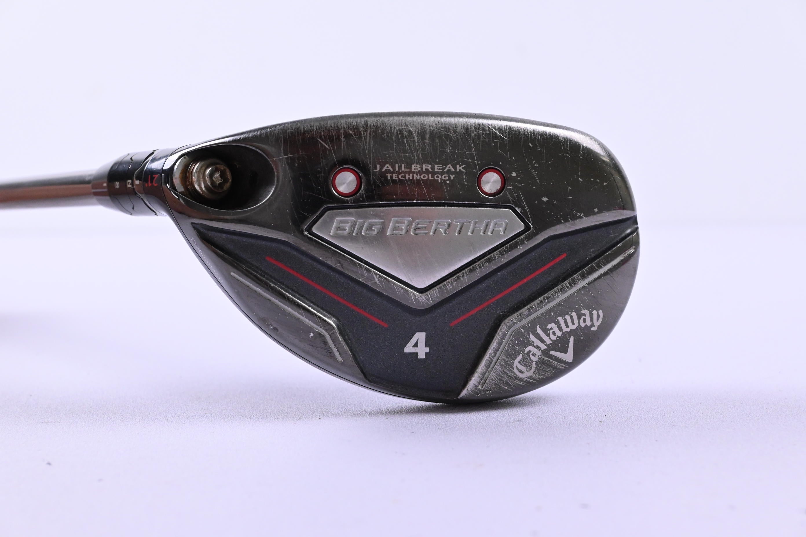 Left Hand Callaway Big Bertha 2019 #4 Hybrid / 21 Degree / Regular Flex Recoil