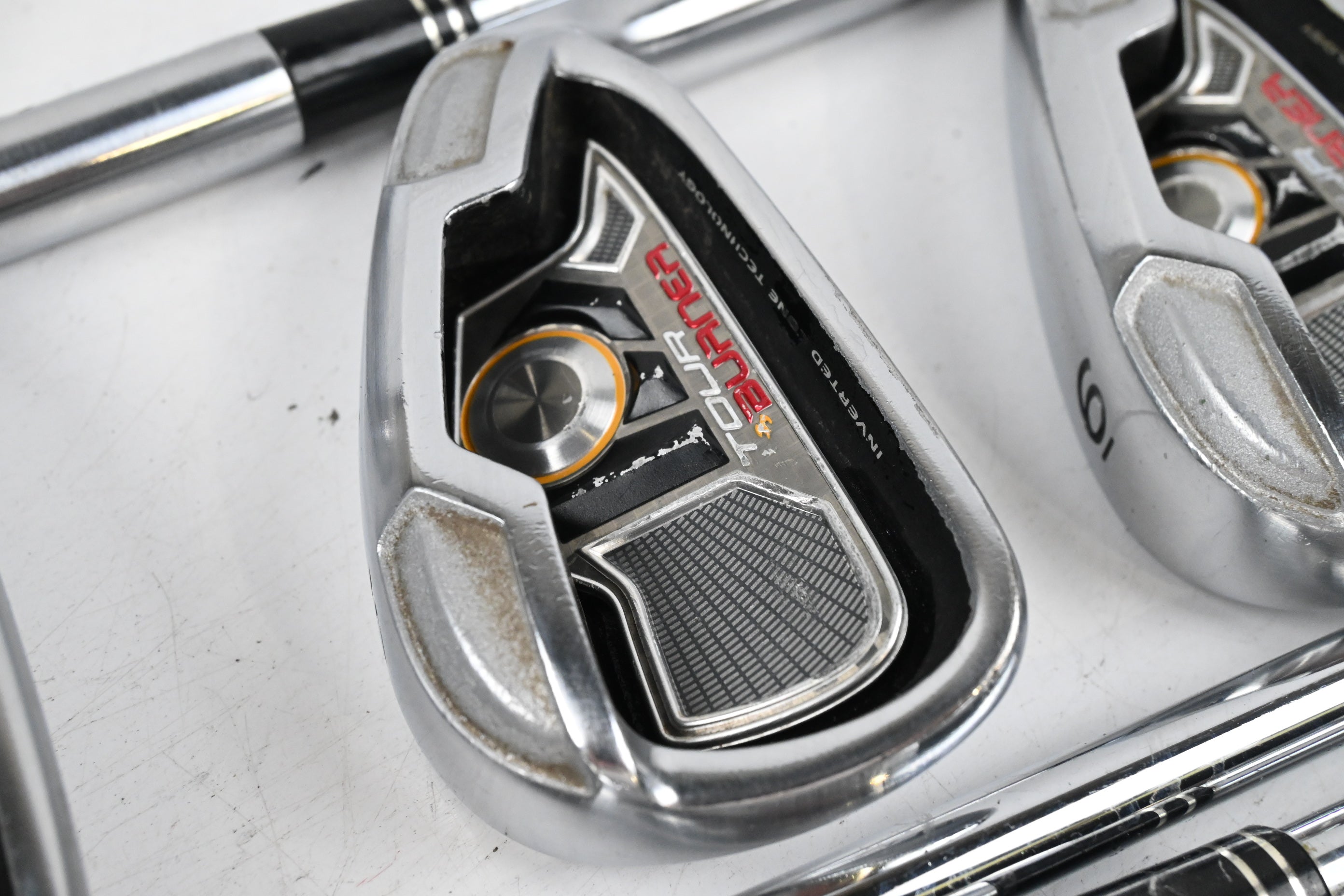 Taylormade Tour Burner Irons / 4-PW / Regular Flex Steel Shafts
