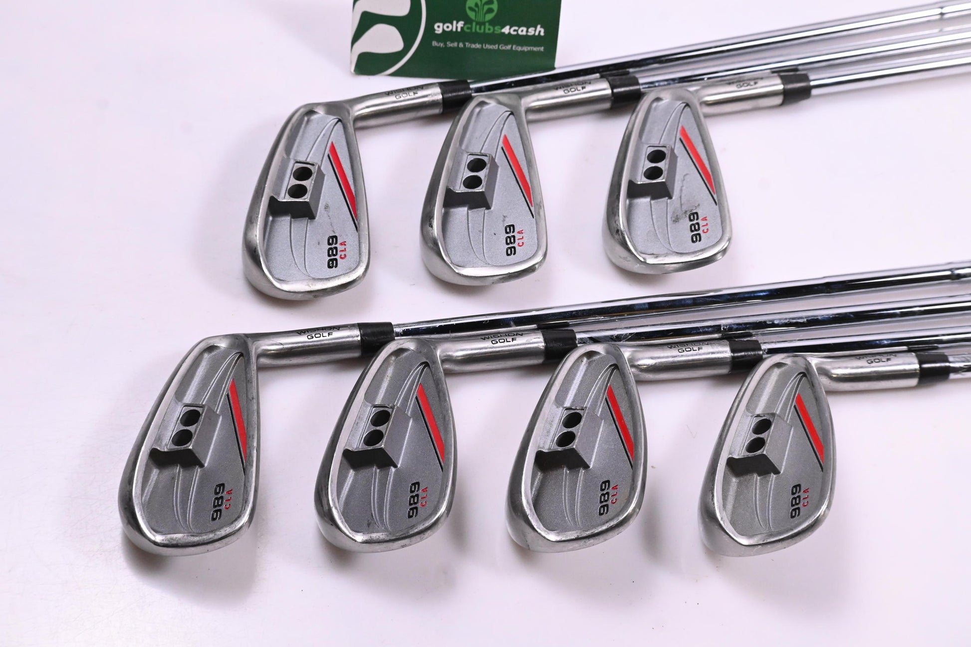 Wishon 989CLA Irons / 4-PW / Regular Flex Steel Shafts / No Shaft Bands