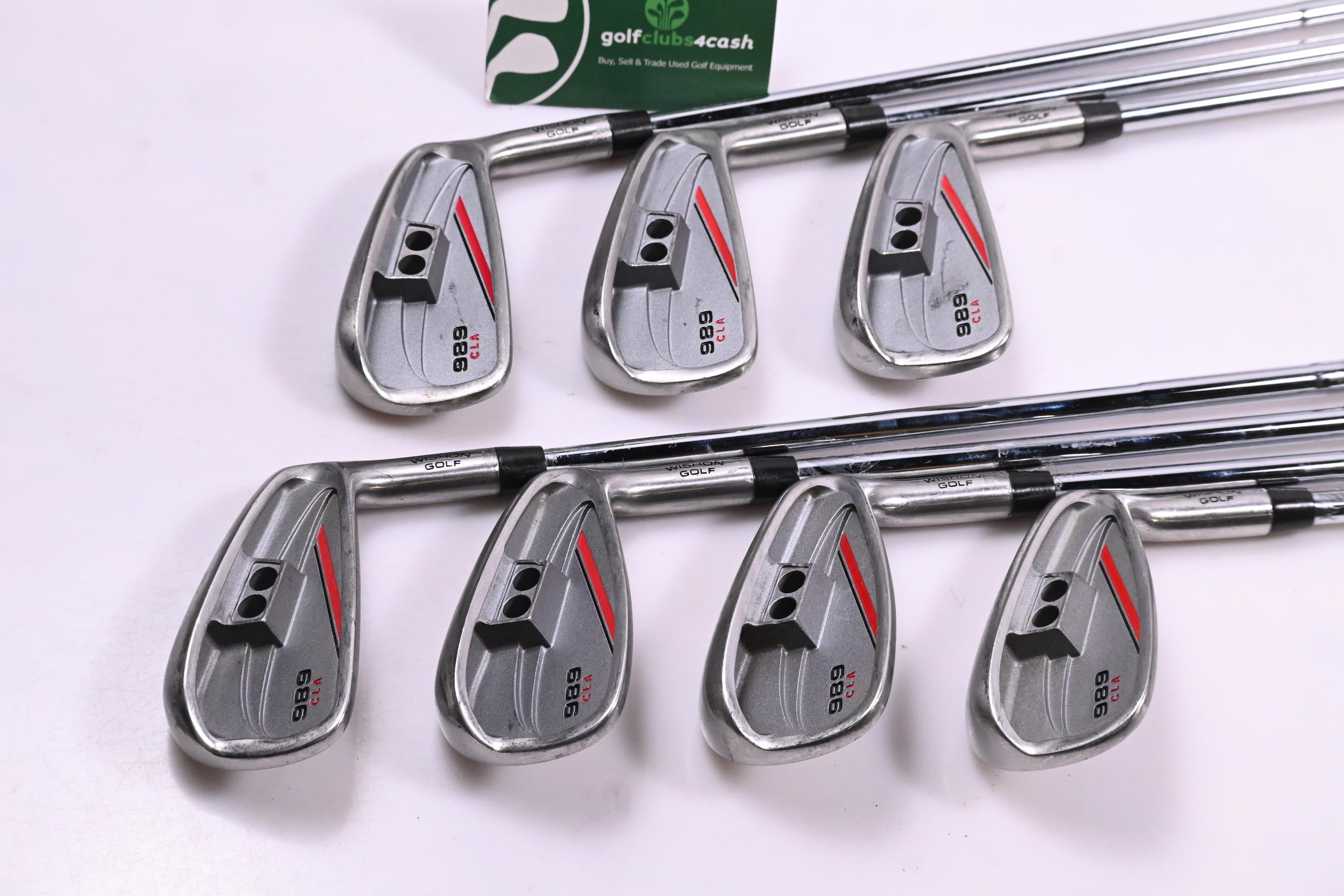 Wishon 989CLA Irons / 4-PW / Regular Flex Steel Shafts / No Shaft Bands