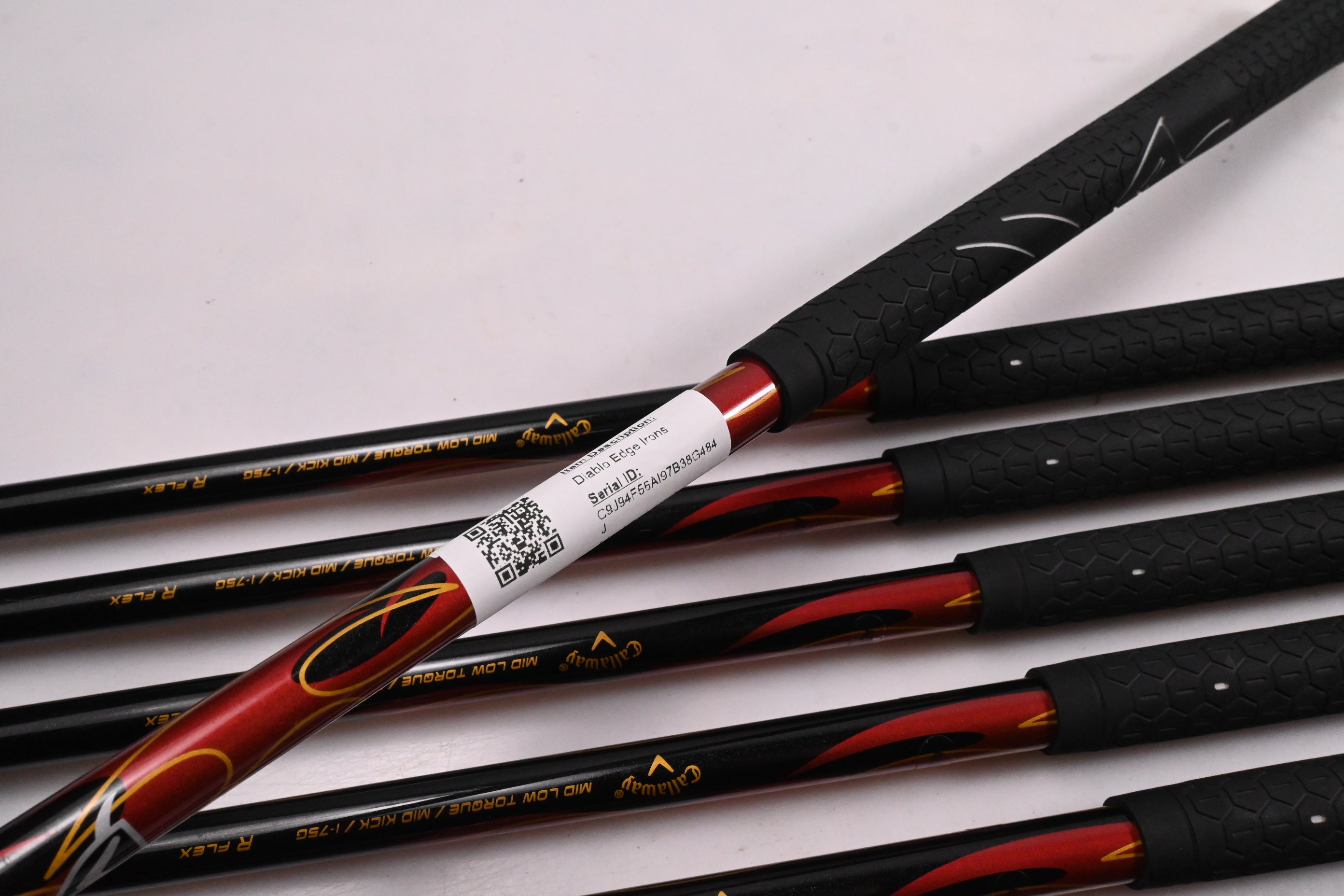 Callaway Diablo Edge Irons / 4-PW+SW / Regular Flex Callaway Diablo 75 Shafts