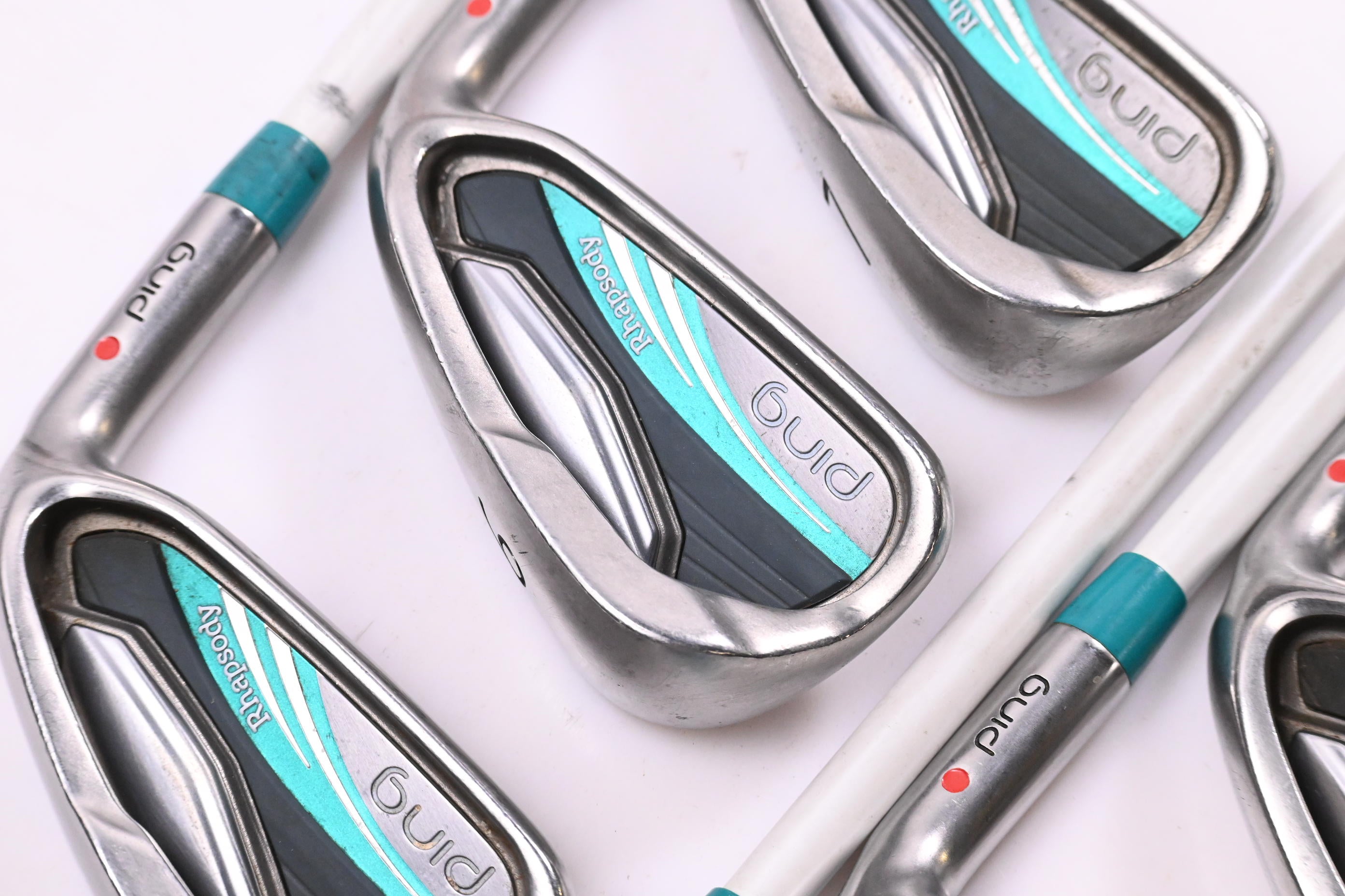 Ladies Ping Rhapsody 2015 Irons / 5-PW+SW / Red Dot / Ladies Flex Ping Ping ULT