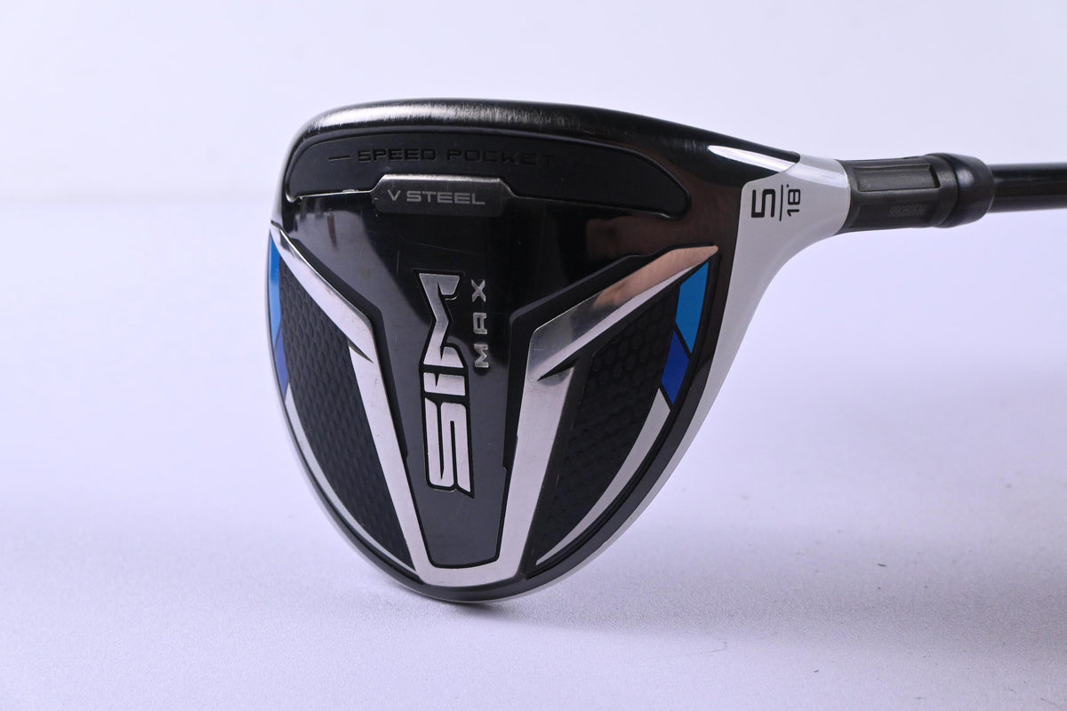 Taylormade SIM Max #5 Wood / 18 Degree / X-Flex HZRDUS Smoke Black RDX 70 Shaft