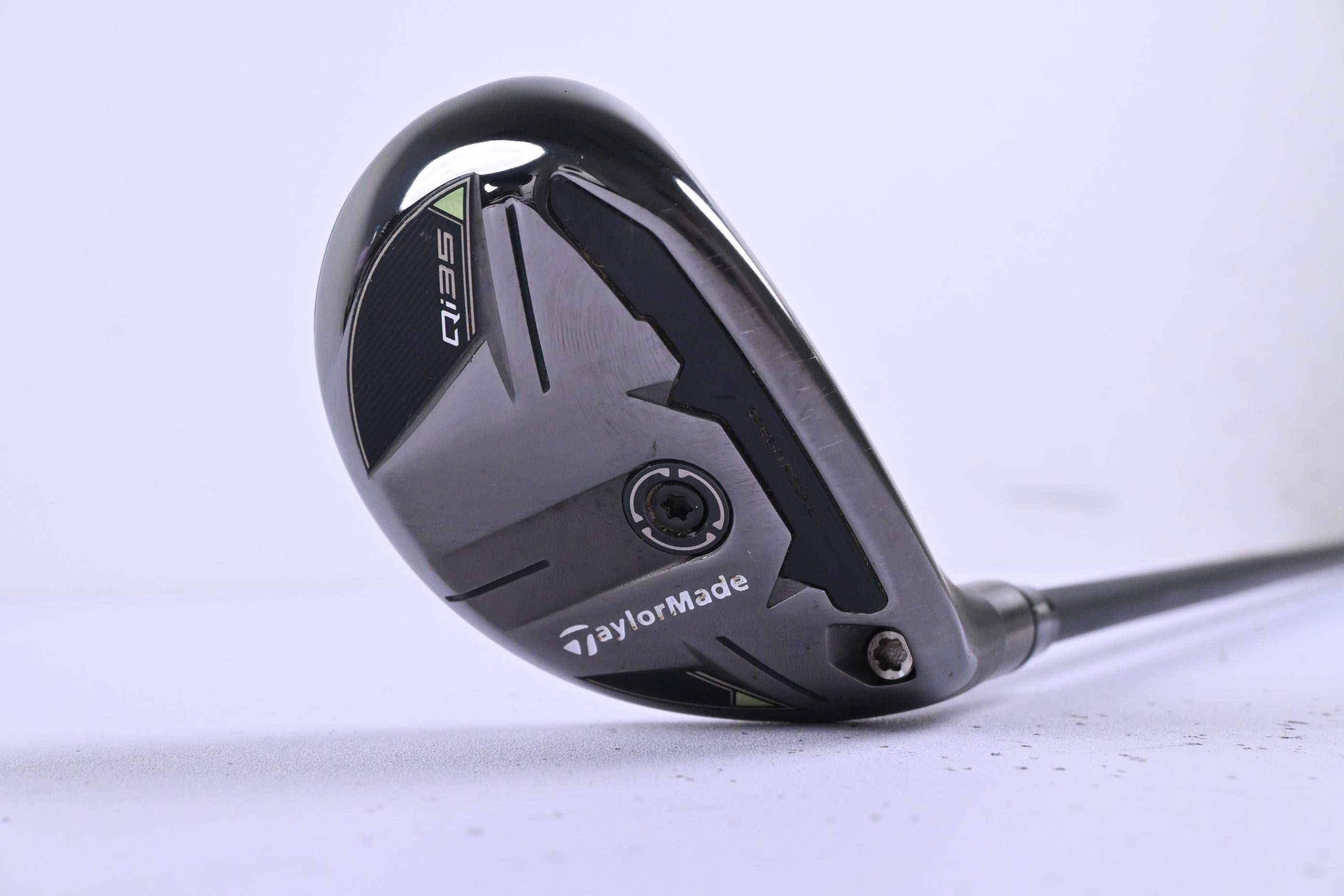 Taylormade Qi35 #4 Hybrid / 22 Degree / Stiff Flex Kai'li Darkwaves Blue 85