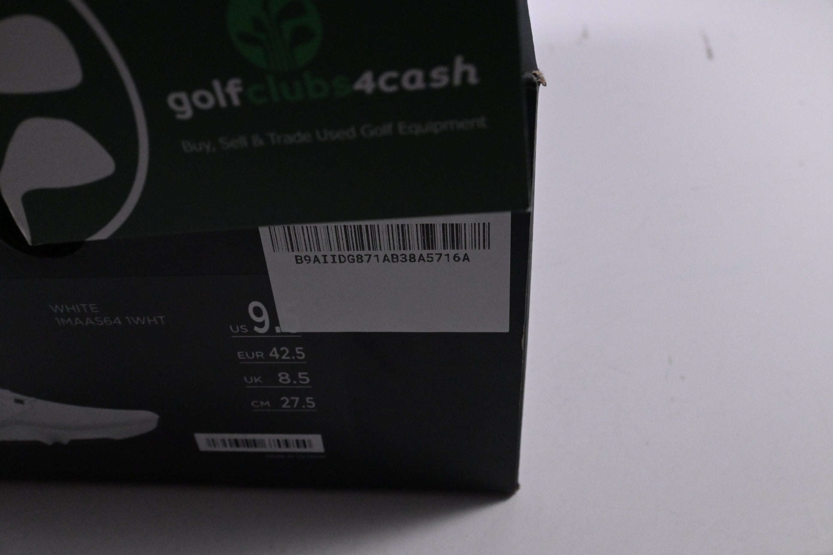 Travis Mathew The Ringer II Golf Shoes / Size UK 8.5  / White