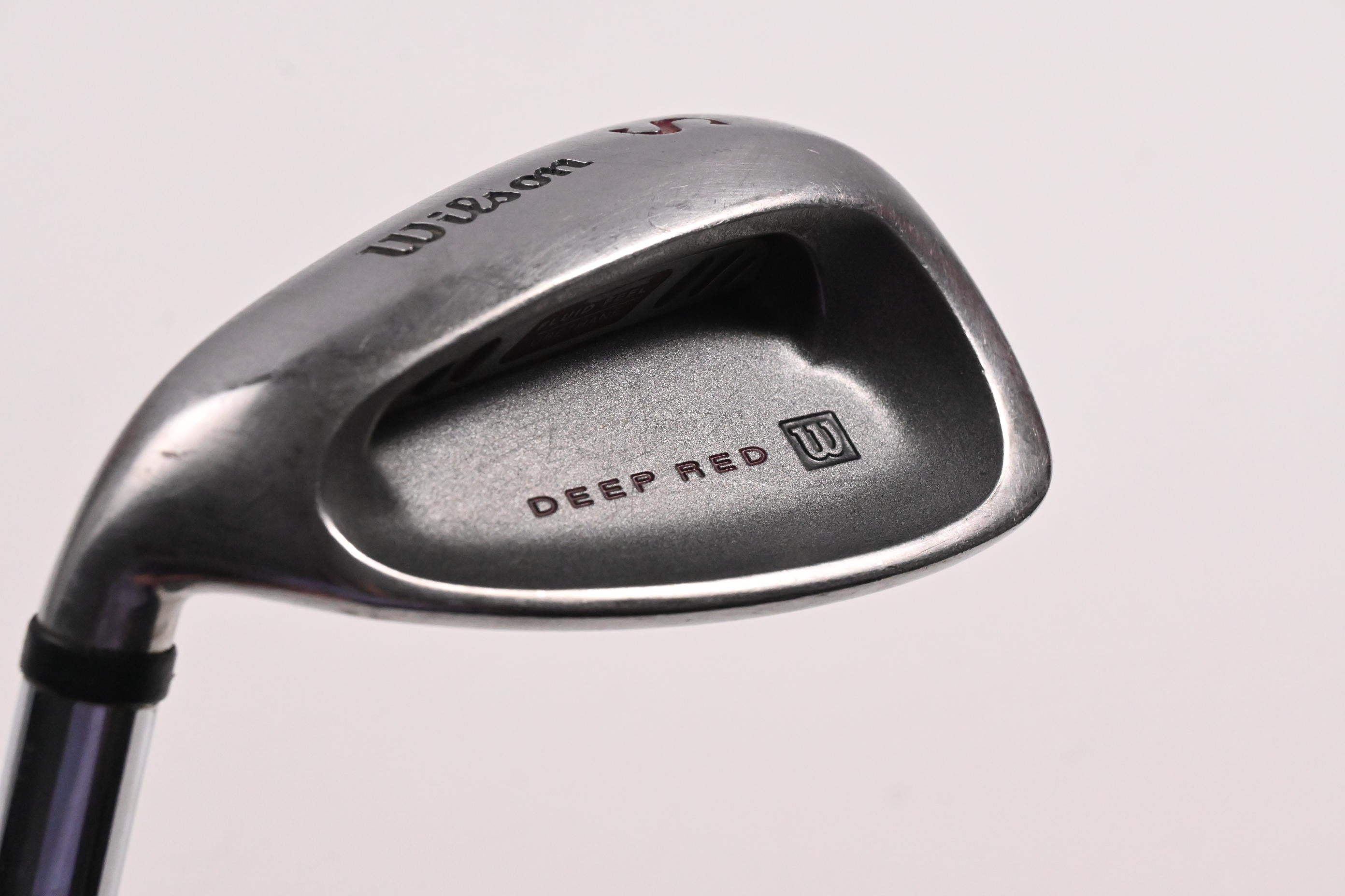 Left Hand Wilson Deep Red Sand Wedge / 56 Degree / Regular Flex Fluid Feel