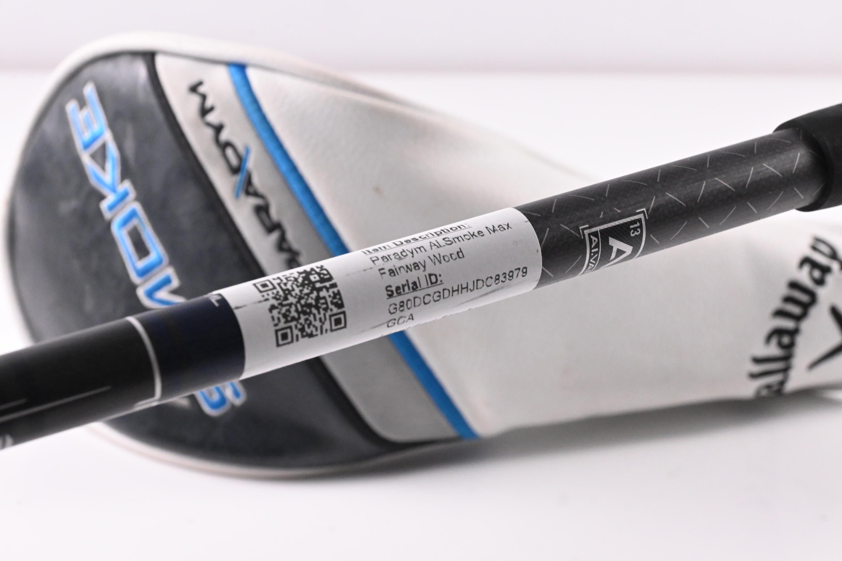 Callaway Paradym Ai Smoke Max #3 Wood / 15 Degree / Regular Flex Tensei AV Blue