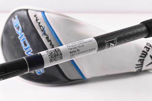 Callaway Paradym Ai Smoke Max #3 Wood / 15 Degree / Regular Flex Tensei AV Blue