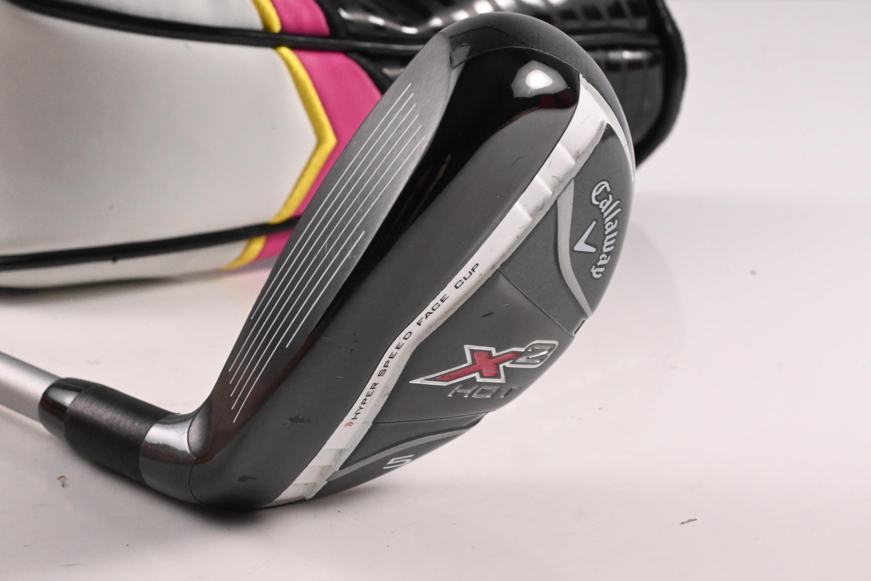 Left Hand Callaway X2 Hot #5 Hybrid / 25 Degree / Ladies Flex X2 Hot Shaft