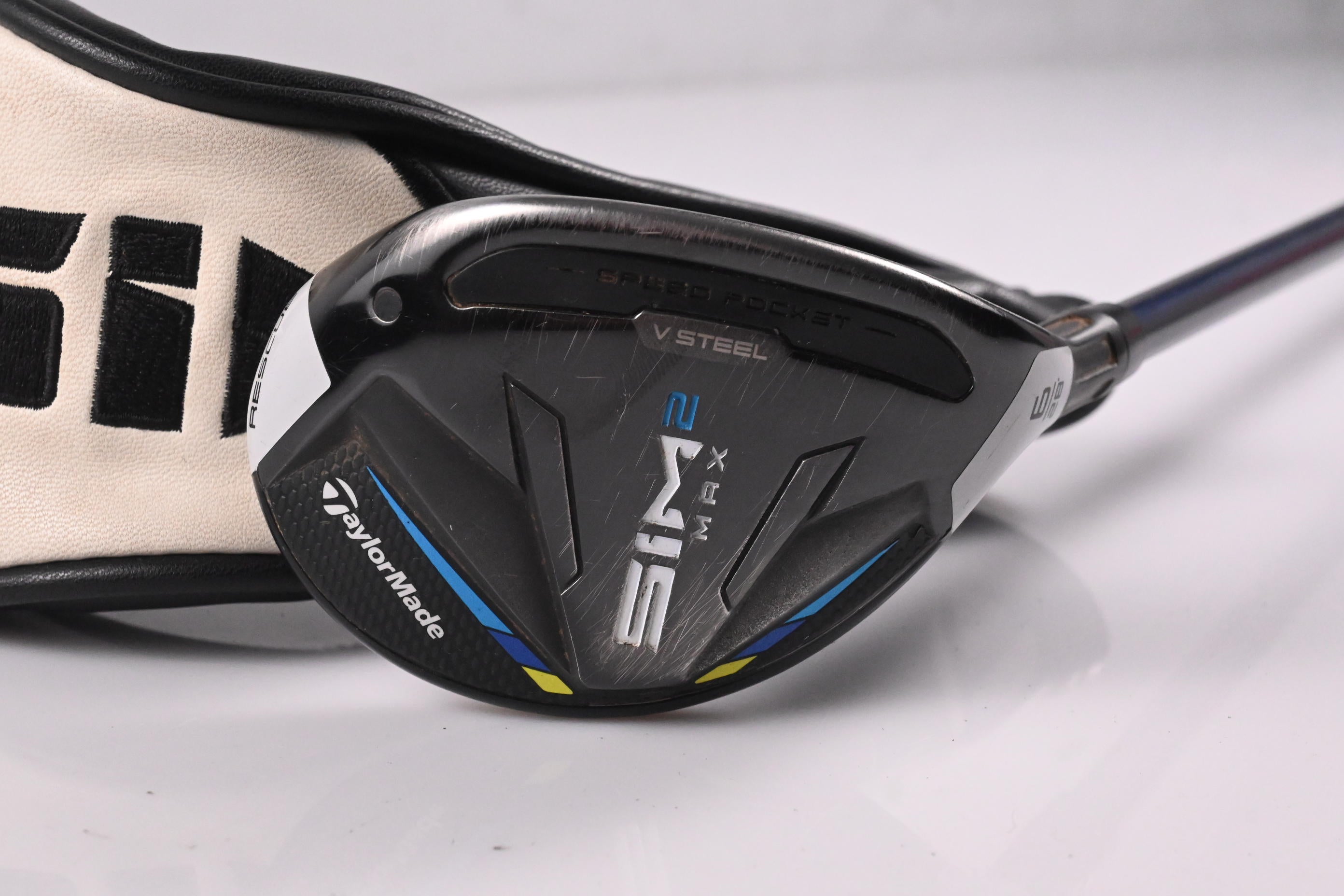 Taylormade SIM2 Max #6 Hybrid / 28 Degree / Regular Flex Ventus Blue 6 Shaft