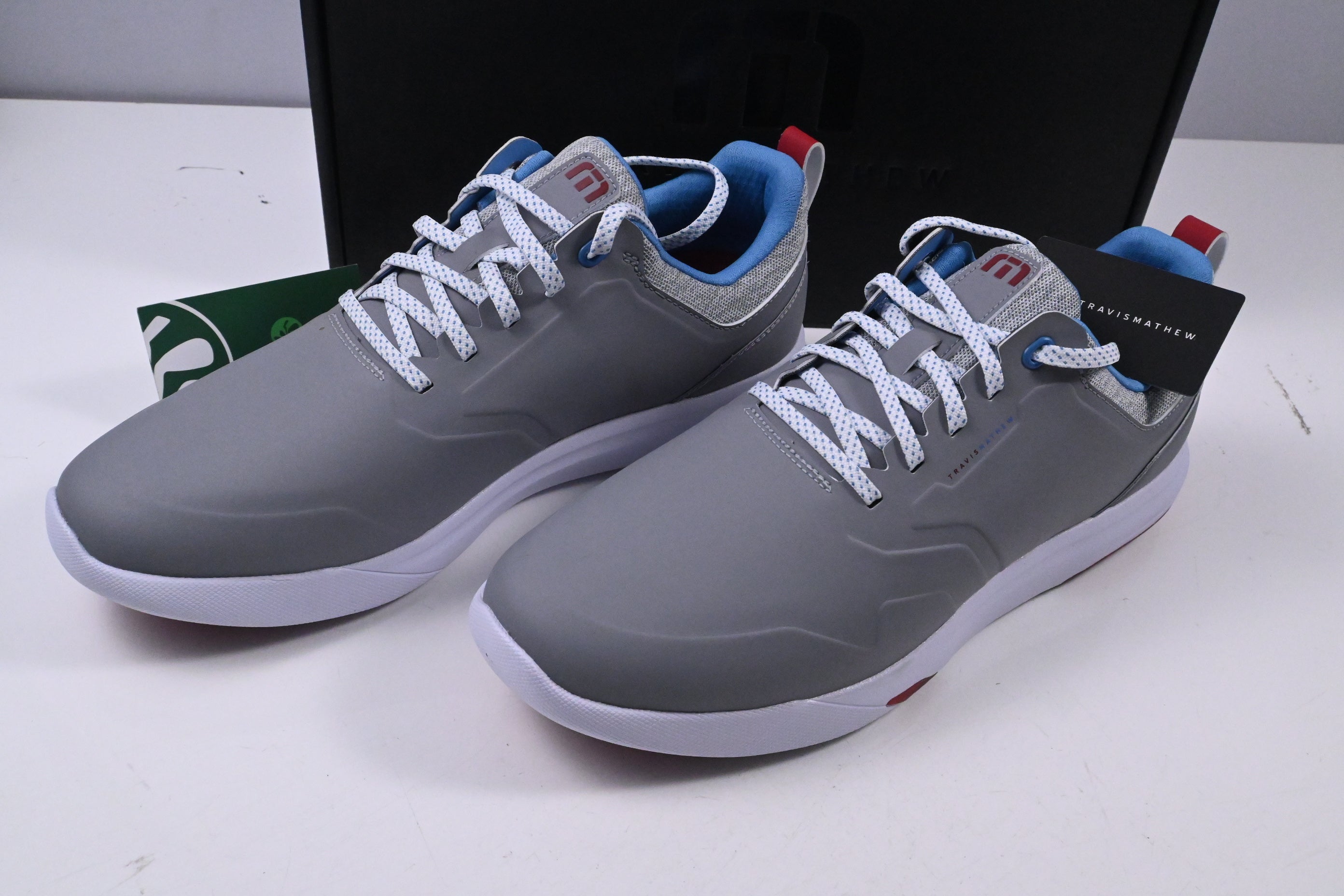 Travis Mathews The Daily Pro Hybrid Plus Golf Shoes / Size UK 9 / Grey