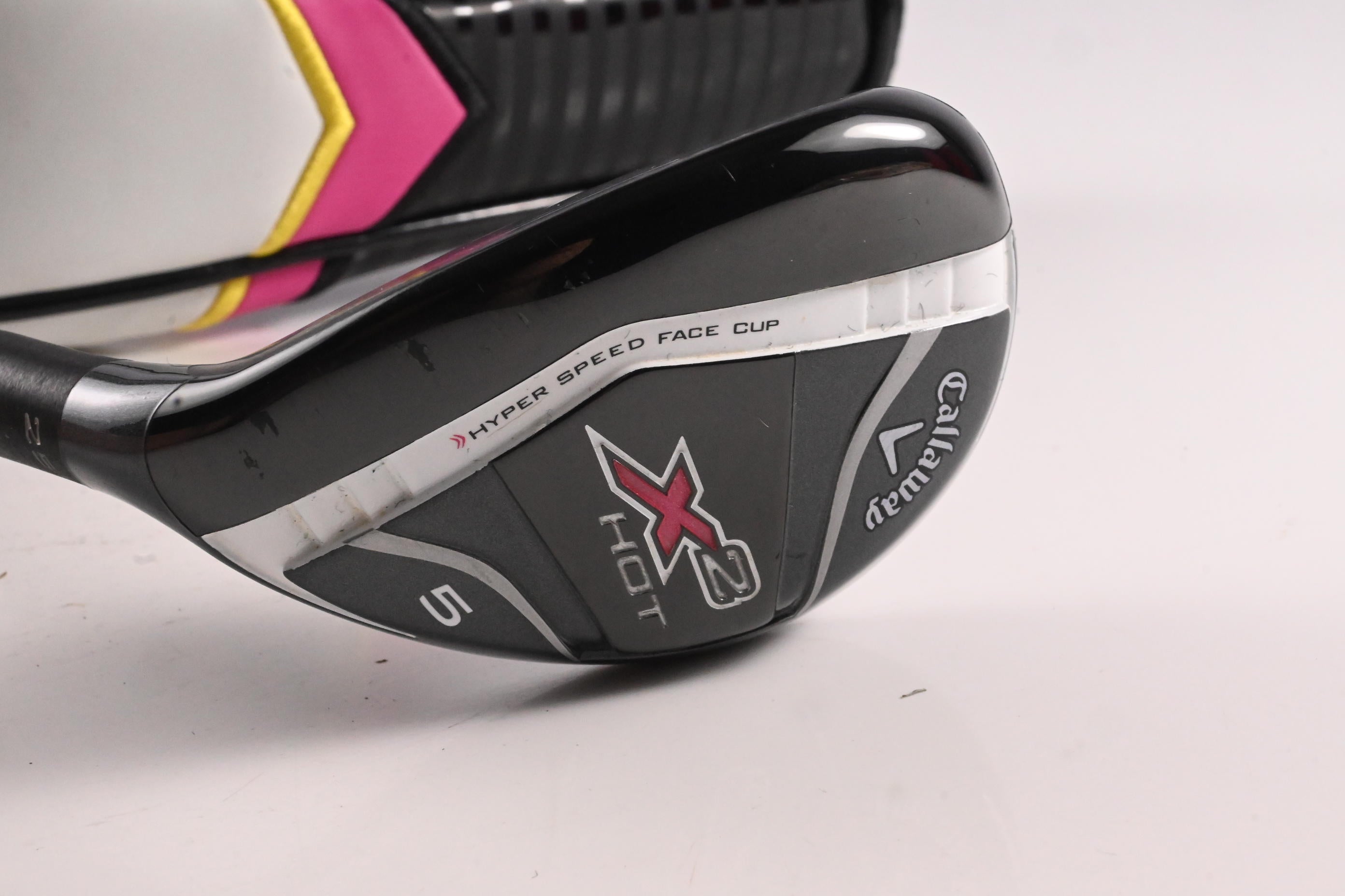 Left Hand Callaway X2 Hot #5 Hybrid / 25 Degree / Ladies Flex X2 Hot Shaft