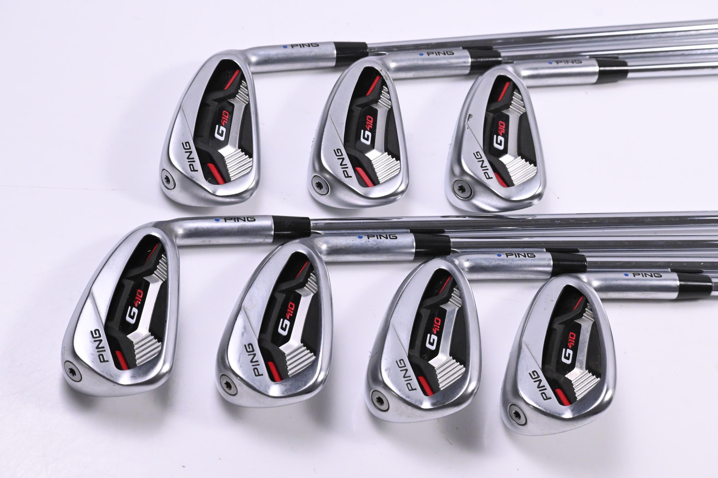 Ping G410 Irons / 4-PW / Regular Flex Ping AWT 2.0 Shafts