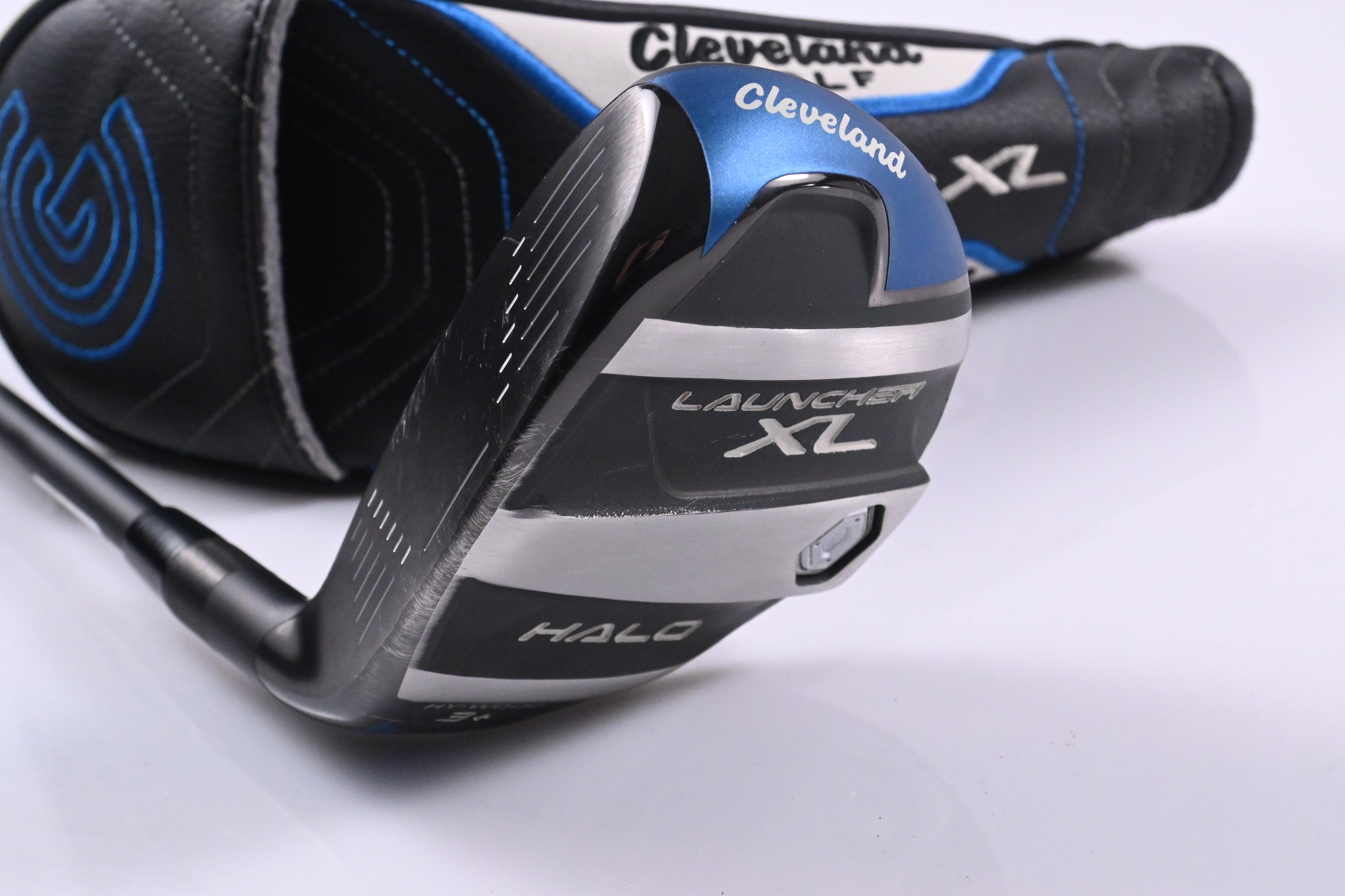 Left Hand Cleveland Halo XL Hy-Wood #3 Hybrid / 18 Degree / Stiff Flex Cypher 40
