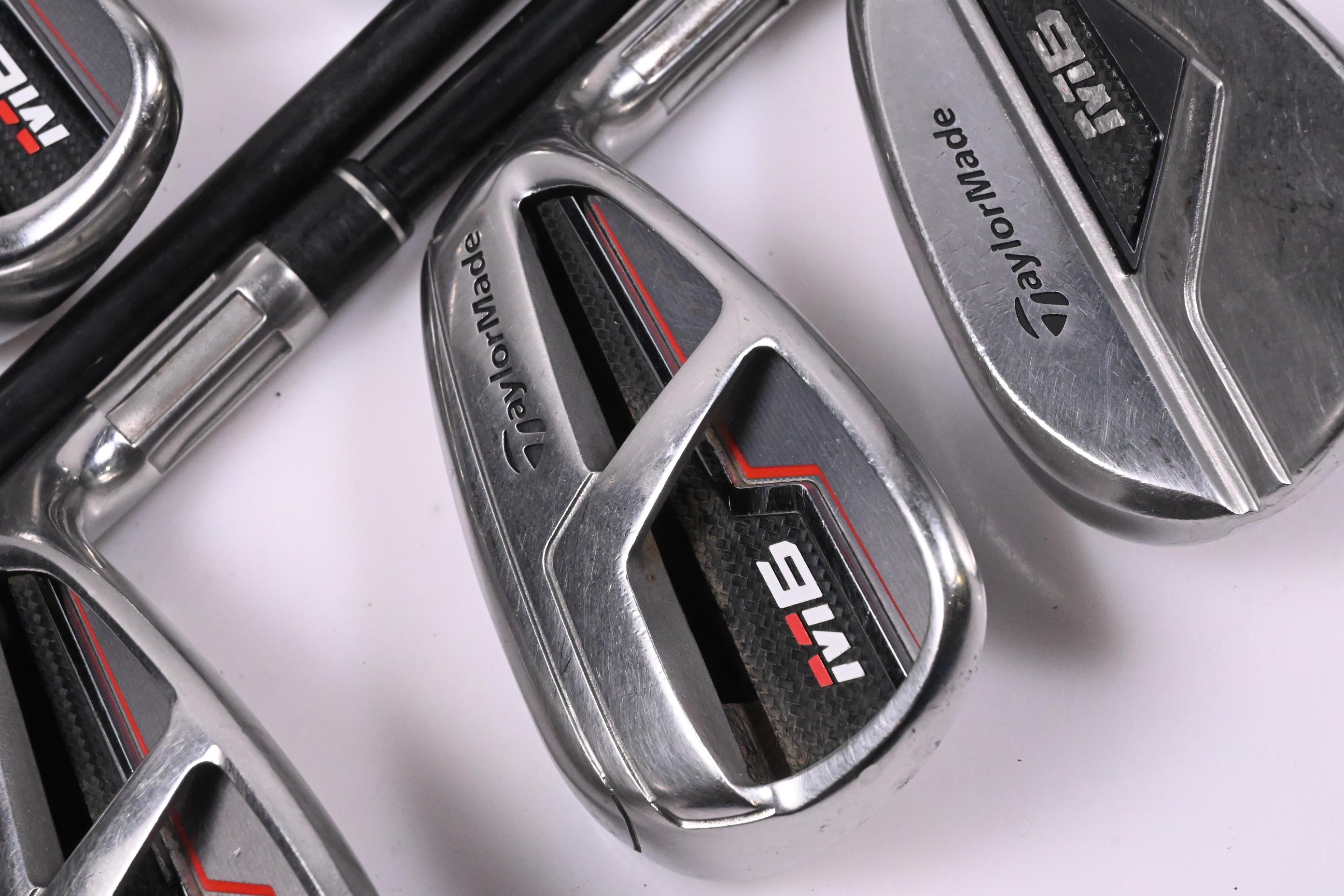 Taylormade M6 Irons / 5-PW+SW / Senior Flex Fujikura Atmos Orange 5 Shafts