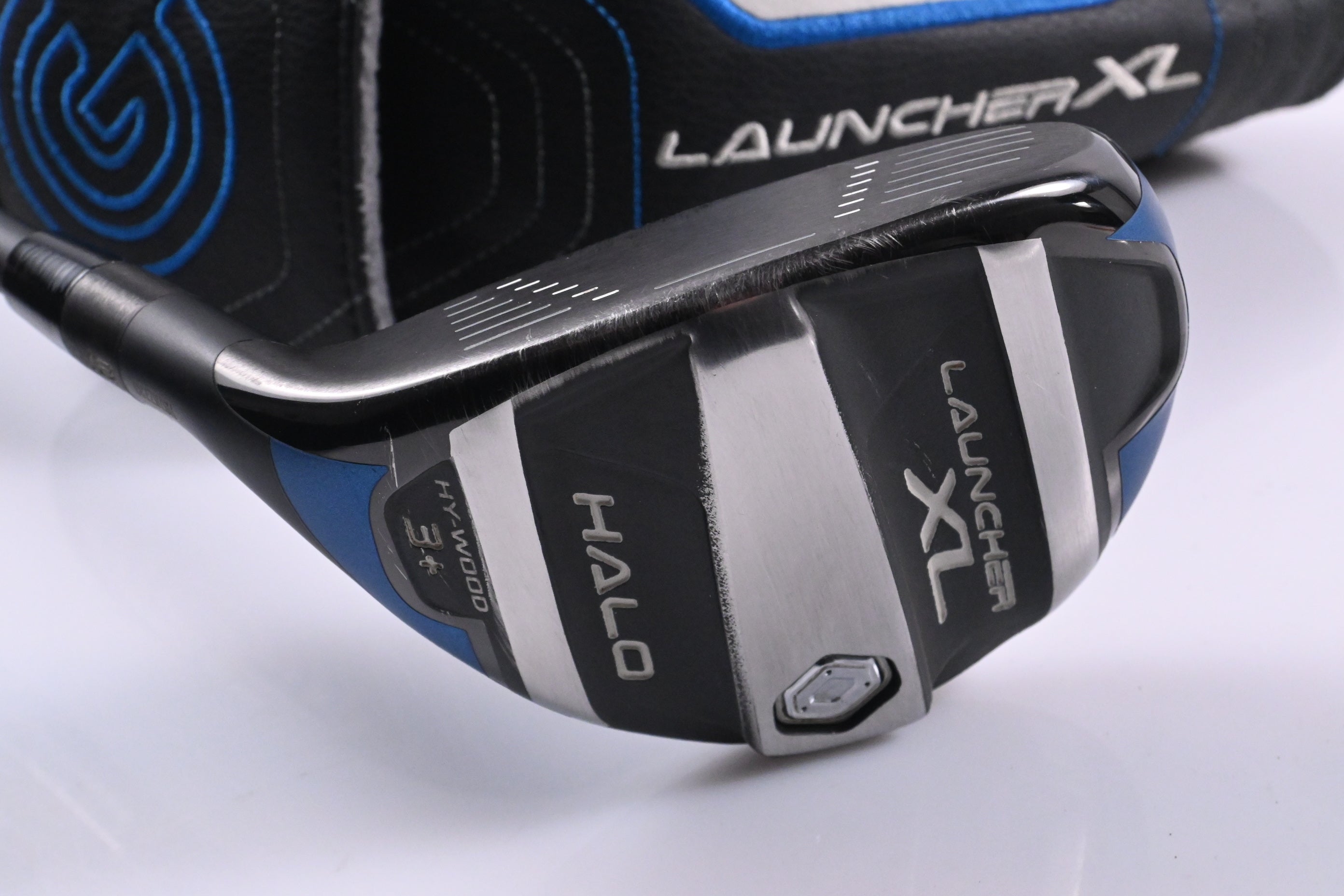 Left Hand Cleveland Halo XL Hy-Wood #3 Hybrid / 18 Degree / Stiff Flex Cypher 40