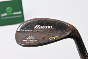 Mizuno MP Series Raw Black Gap Wedge / 52 Degree / Stiff Flex Dynamic Gold S300