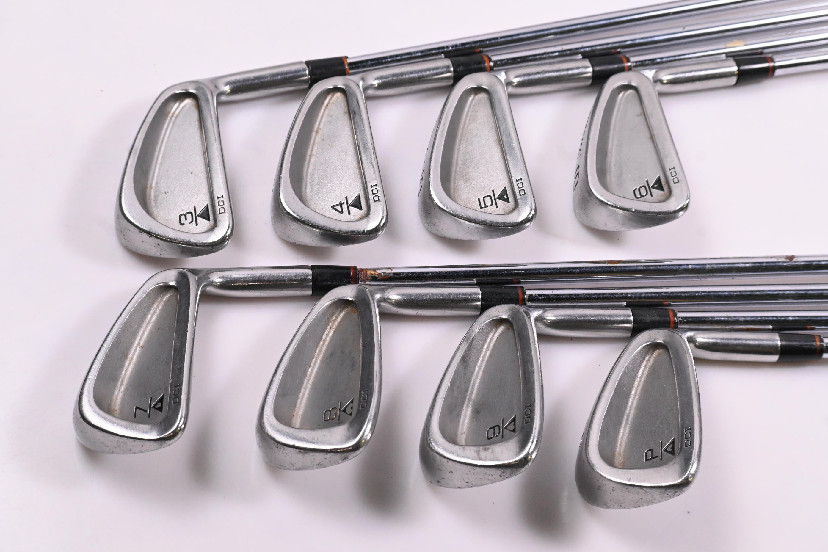 Titleist DCI Black Irons / 3-PW / Regular Flex Titleist Tri Spec Shafts