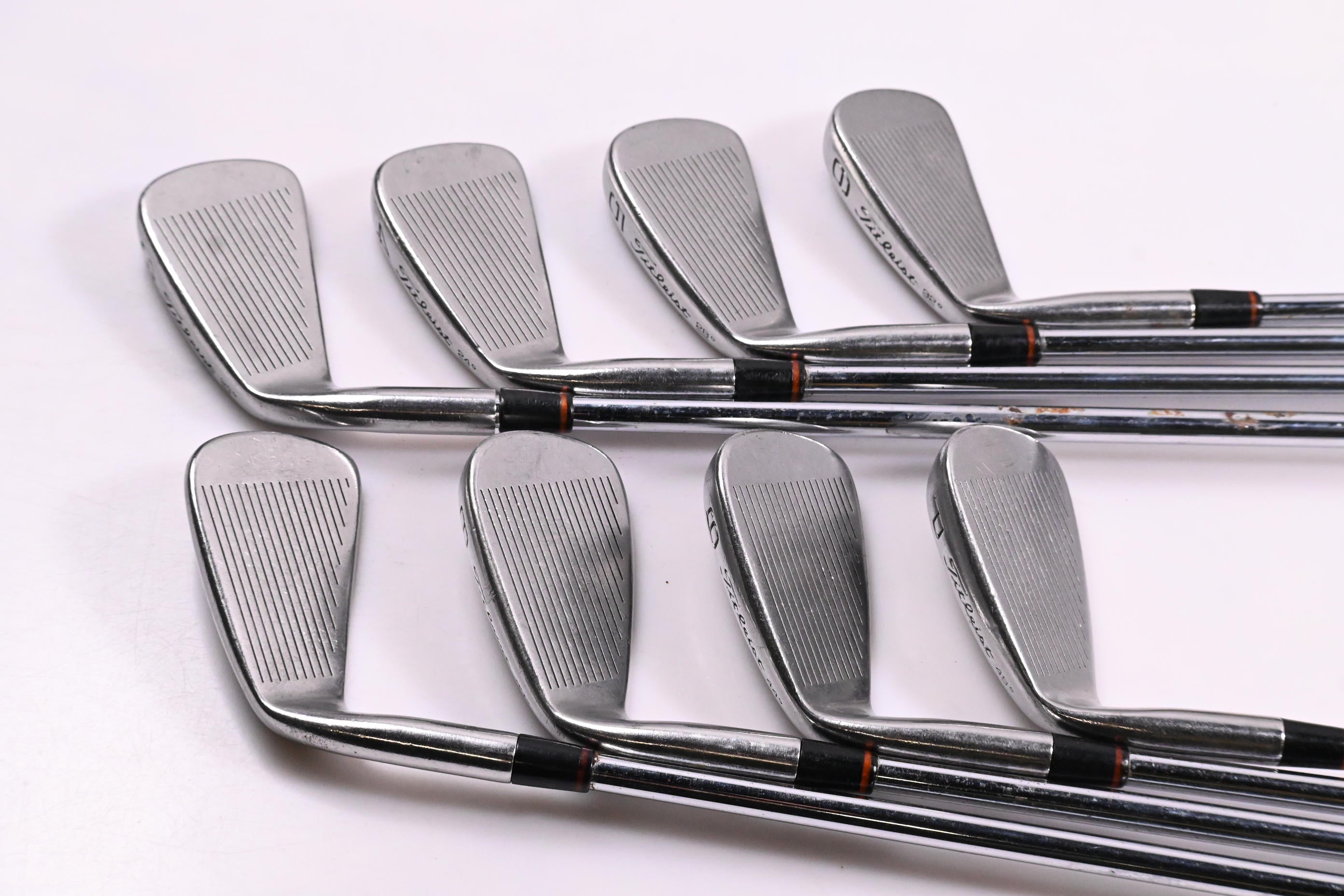 Titleist DCI Black Irons / 3-PW / Regular Flex Titleist Tri Spec Shafts