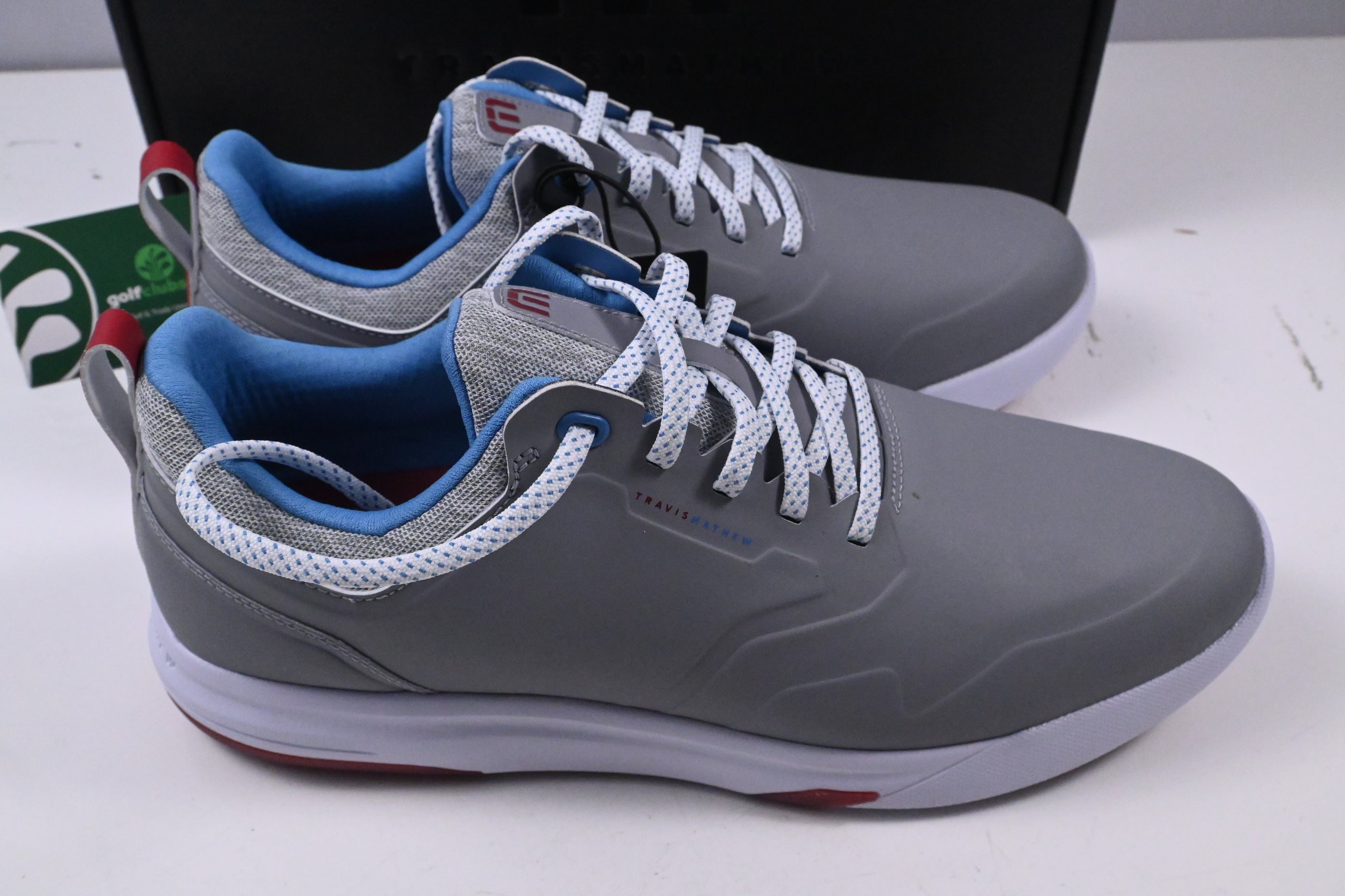 Travis Mathews The Daily Pro Hybrid Plus Golf Shoes / Size UK 9 / Grey