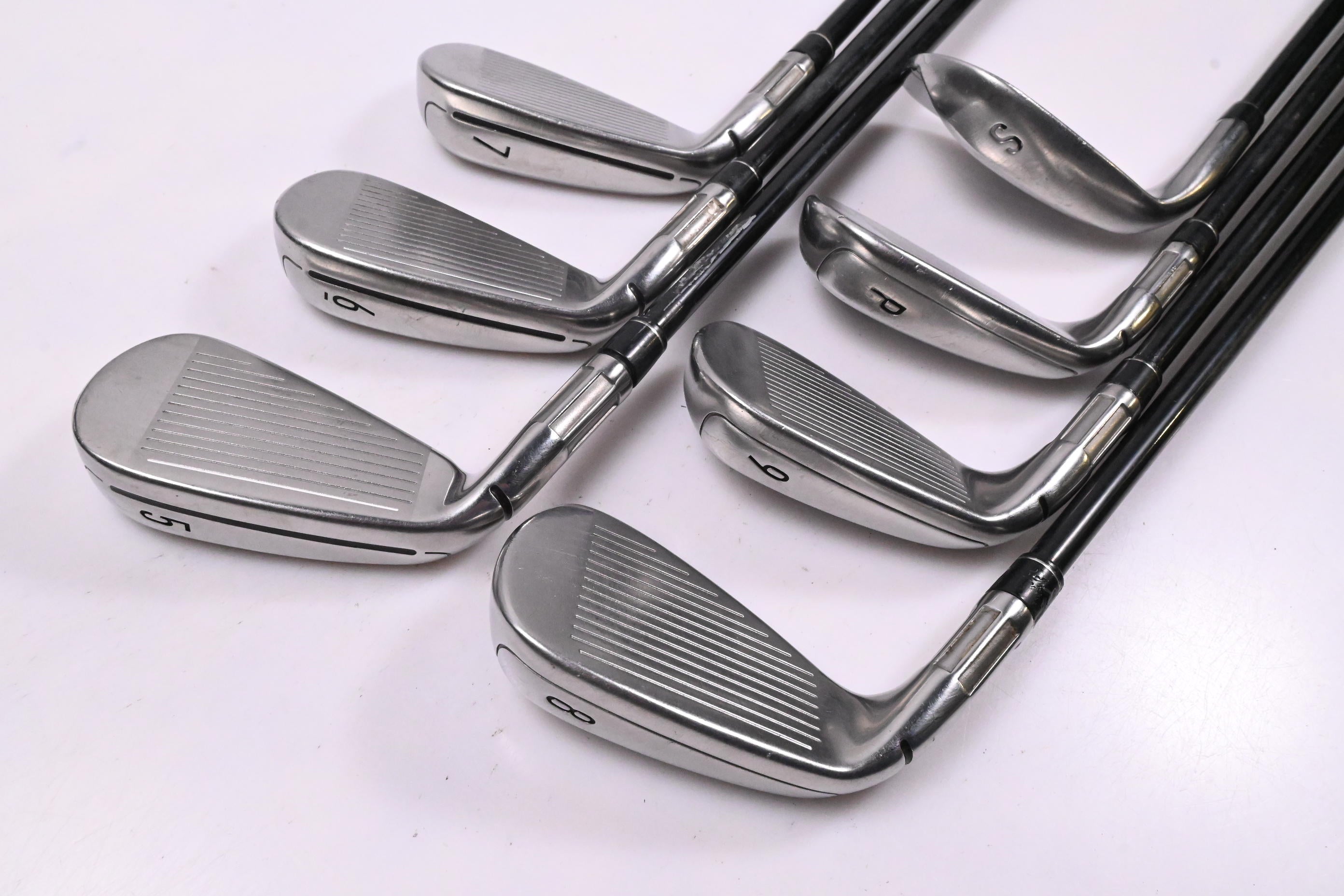 Taylormade M6 Irons / 5-PW+SW / Senior Flex Fujikura Atmos Orange 5 Shafts