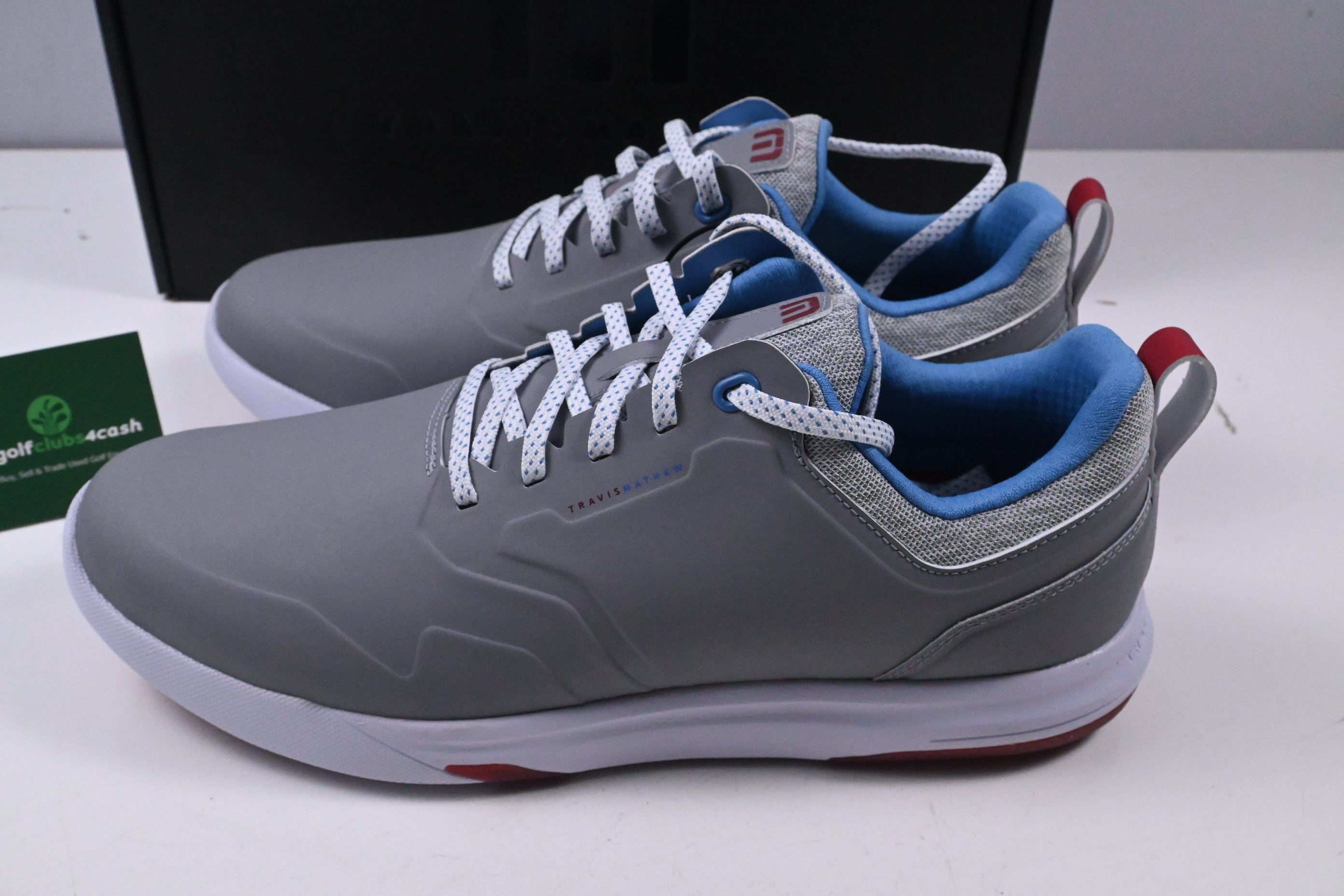 Travis Mathews The Daily Pro Hybrid Plus Golf Shoes / Size UK 9 / Grey