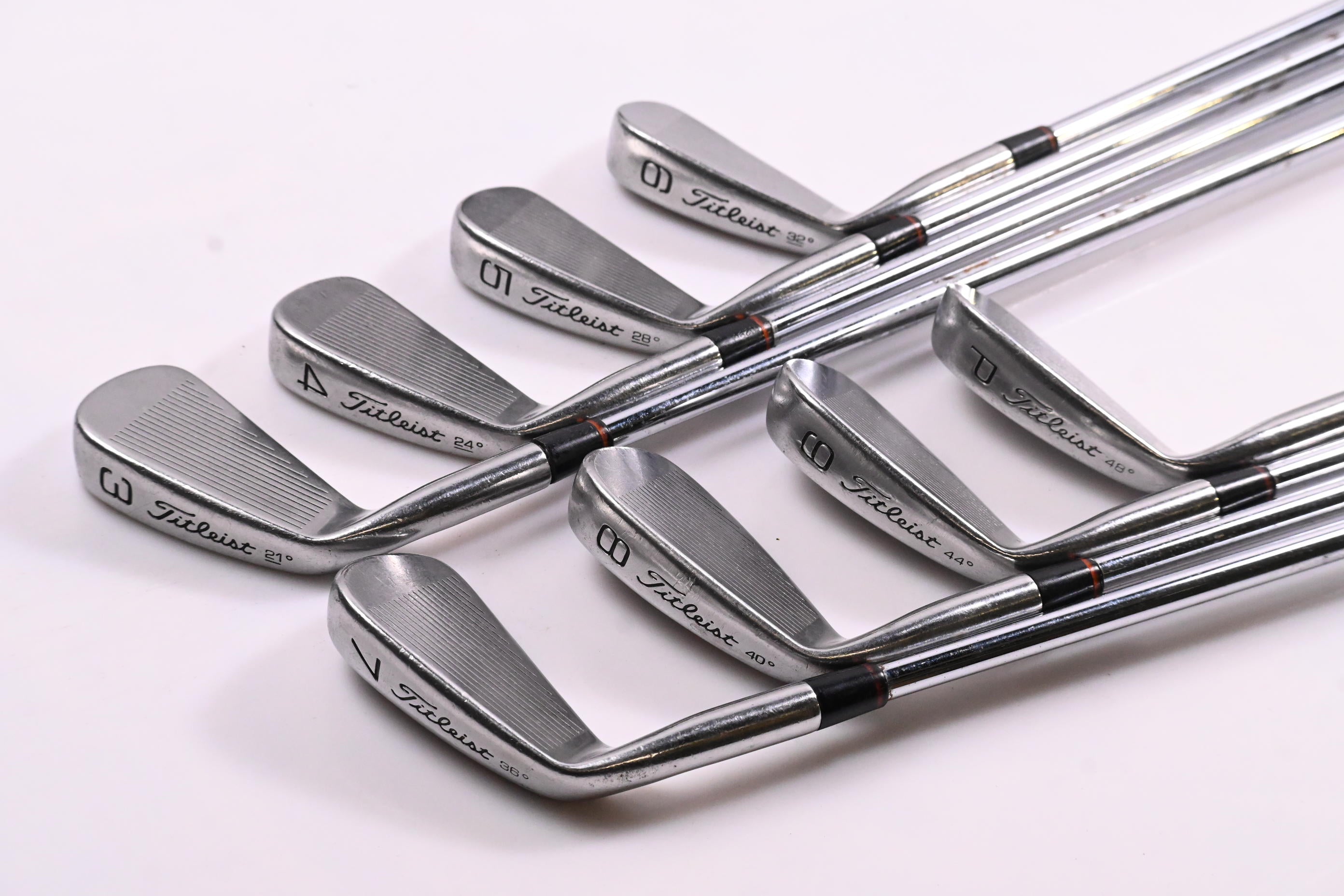 Titleist DCI Black Irons / 3-PW / Regular Flex Titleist Tri Spec Shafts
