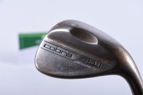 Cobra Snakebite Raw Sand Wedge / 54 Degree / Stiff Flex KBS HI-REV 2.0 125 Shaft