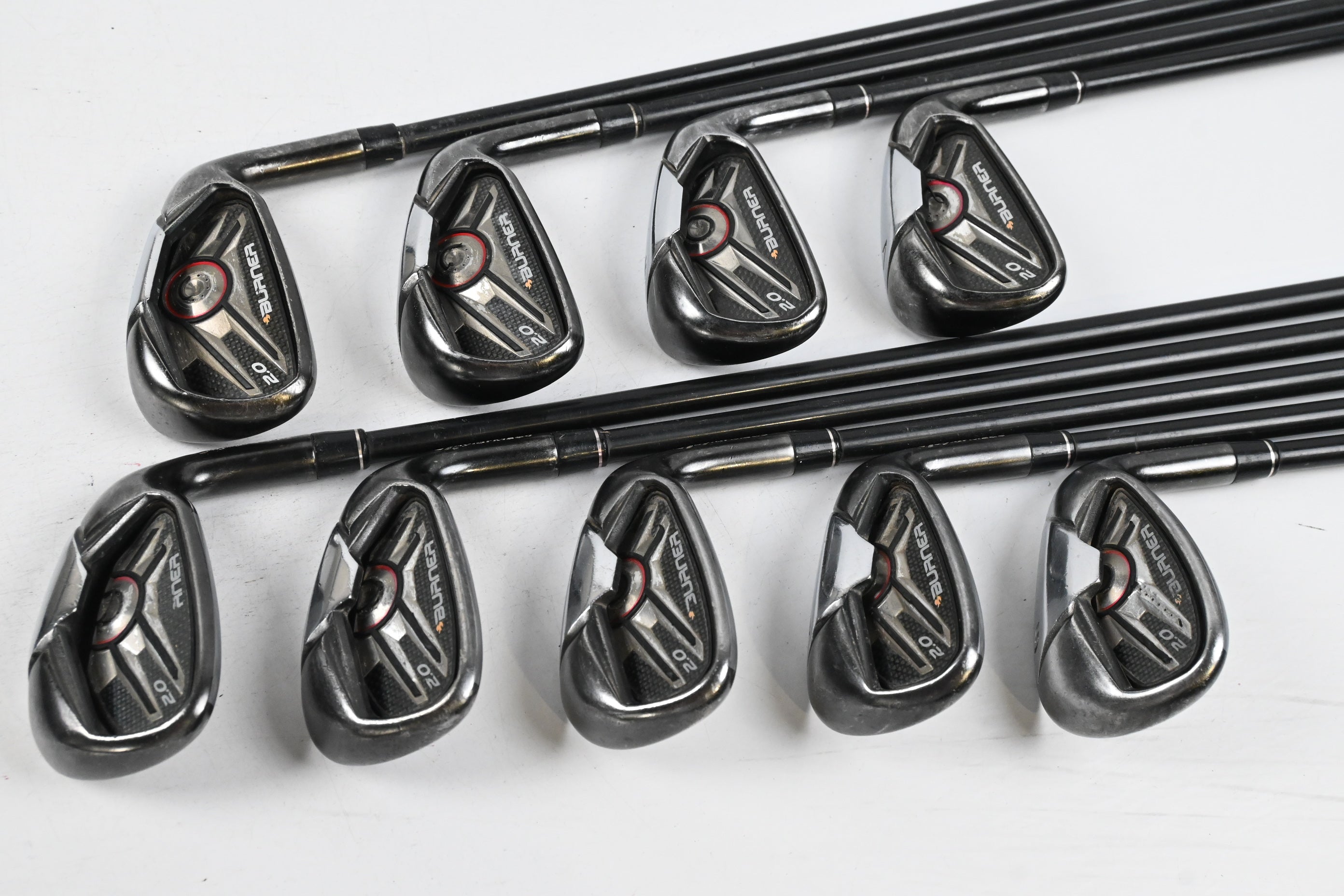 Taylormade Burner 2.0 Irons / 4-PW+GW+SW / Regular Flex Superfast 65 Shafts