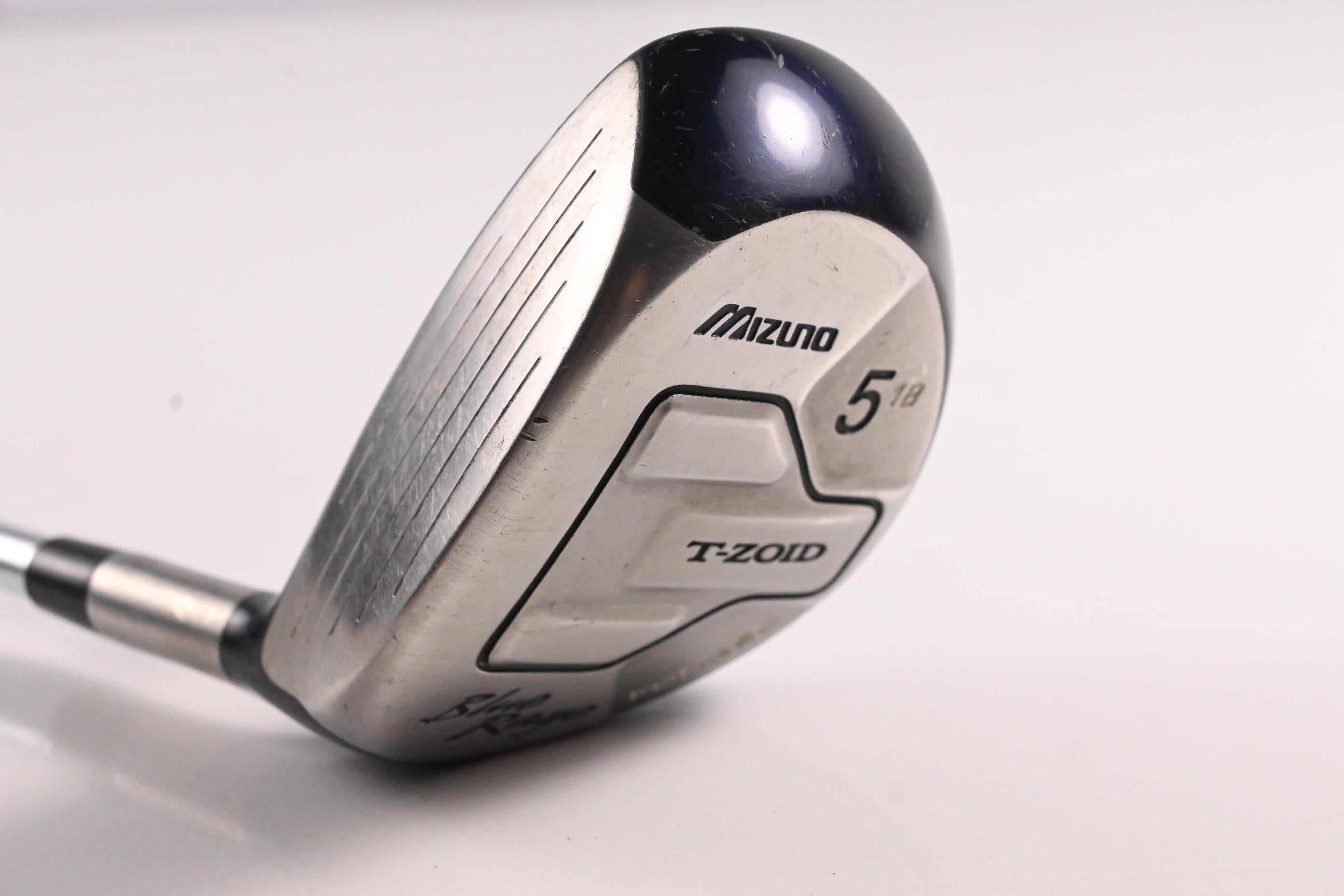 Left Hand Mizuno T-Zoid Blue Rage #5 Wood / 18 Degree/ Regular Flex Dynamic Gold