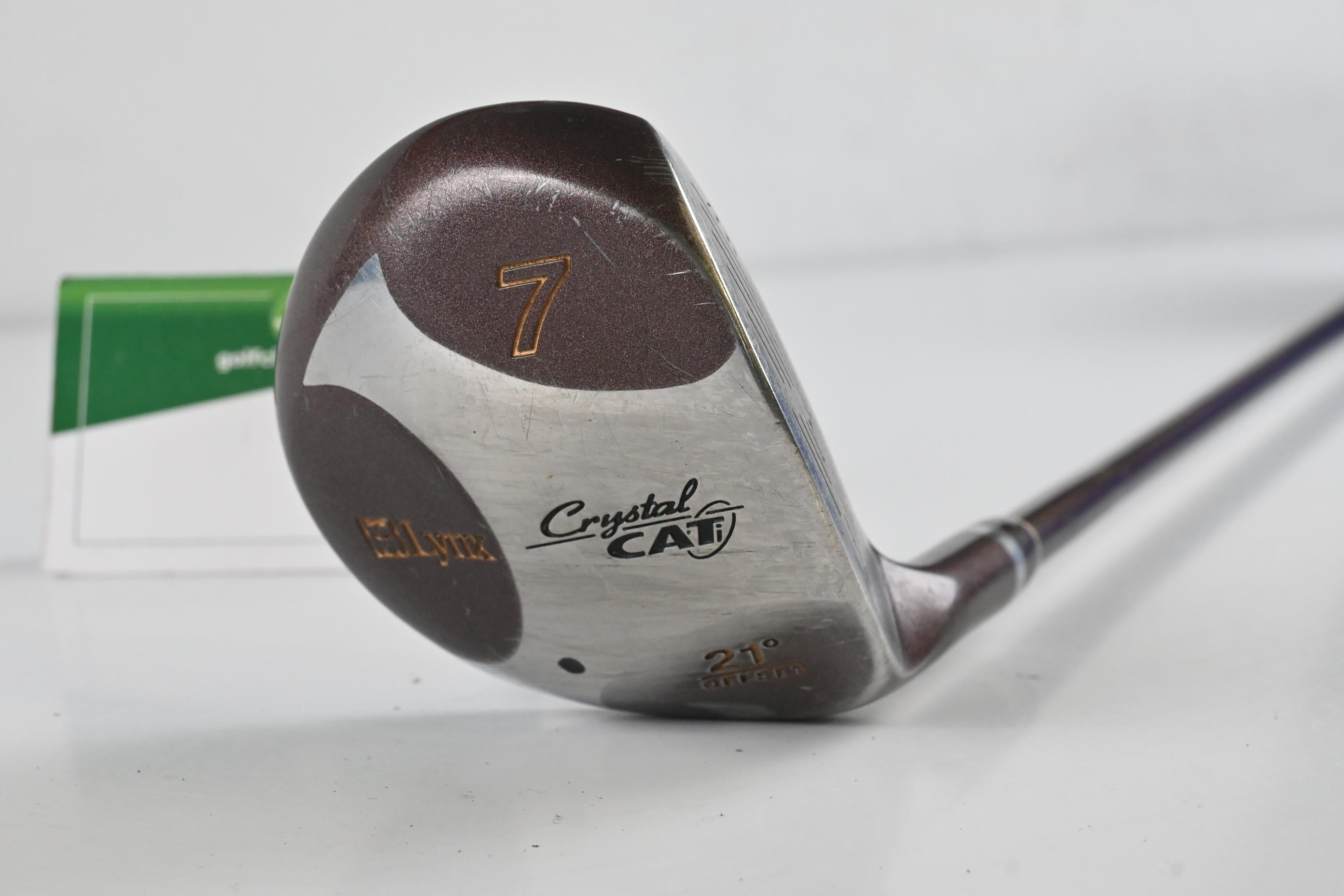 Ladies Lynx Crsytal CATi #7 Wood / 21 Degree / Ladies Flex Dual Flare Shaft